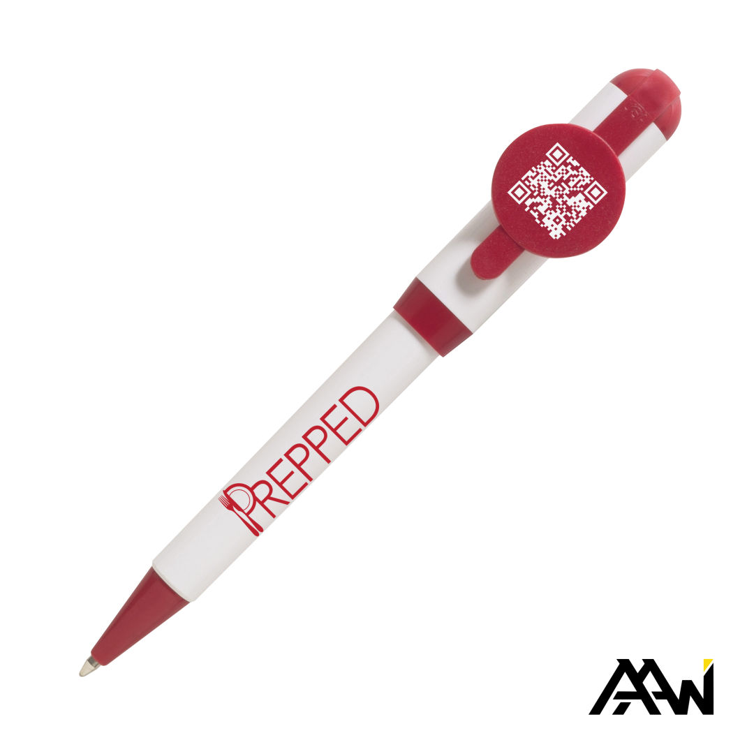 Jumbo QR Billboard Twist Pen - Colored Accent 8