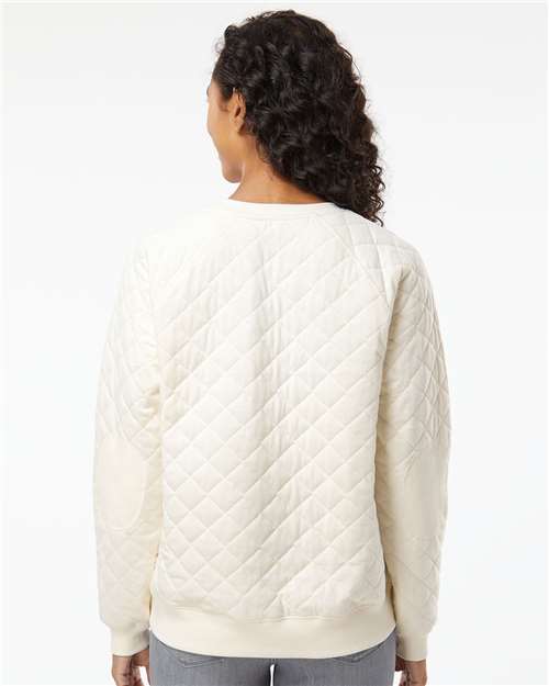 Women's Quilted Crewneck Pullover - R08 1