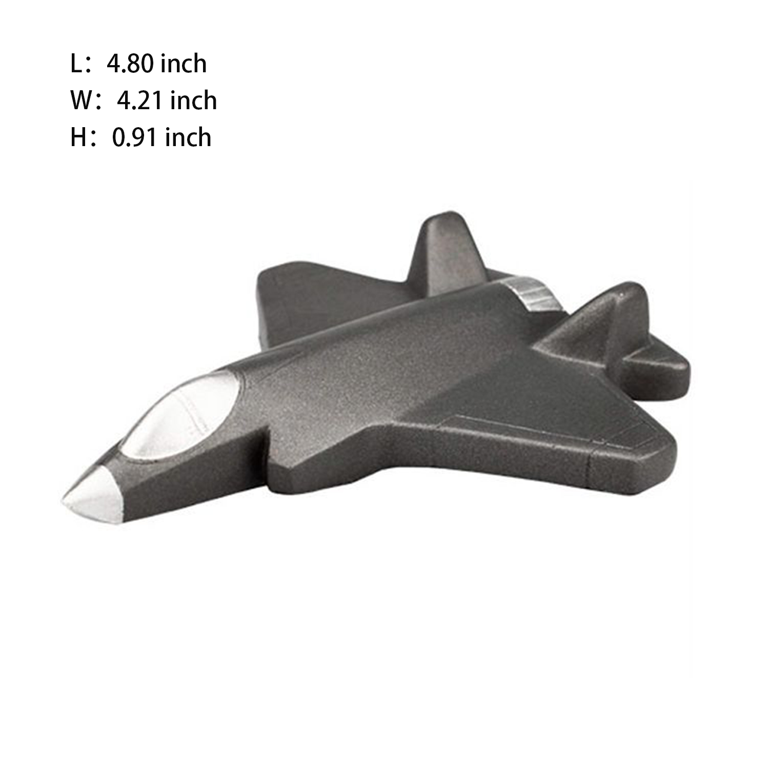PU Foam Fighter Jet Ball - Polyurethane Stress Relief Toy 2