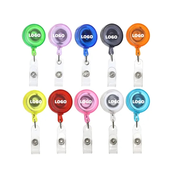 Retractable Badge Holders With Metal Belt Clip 4