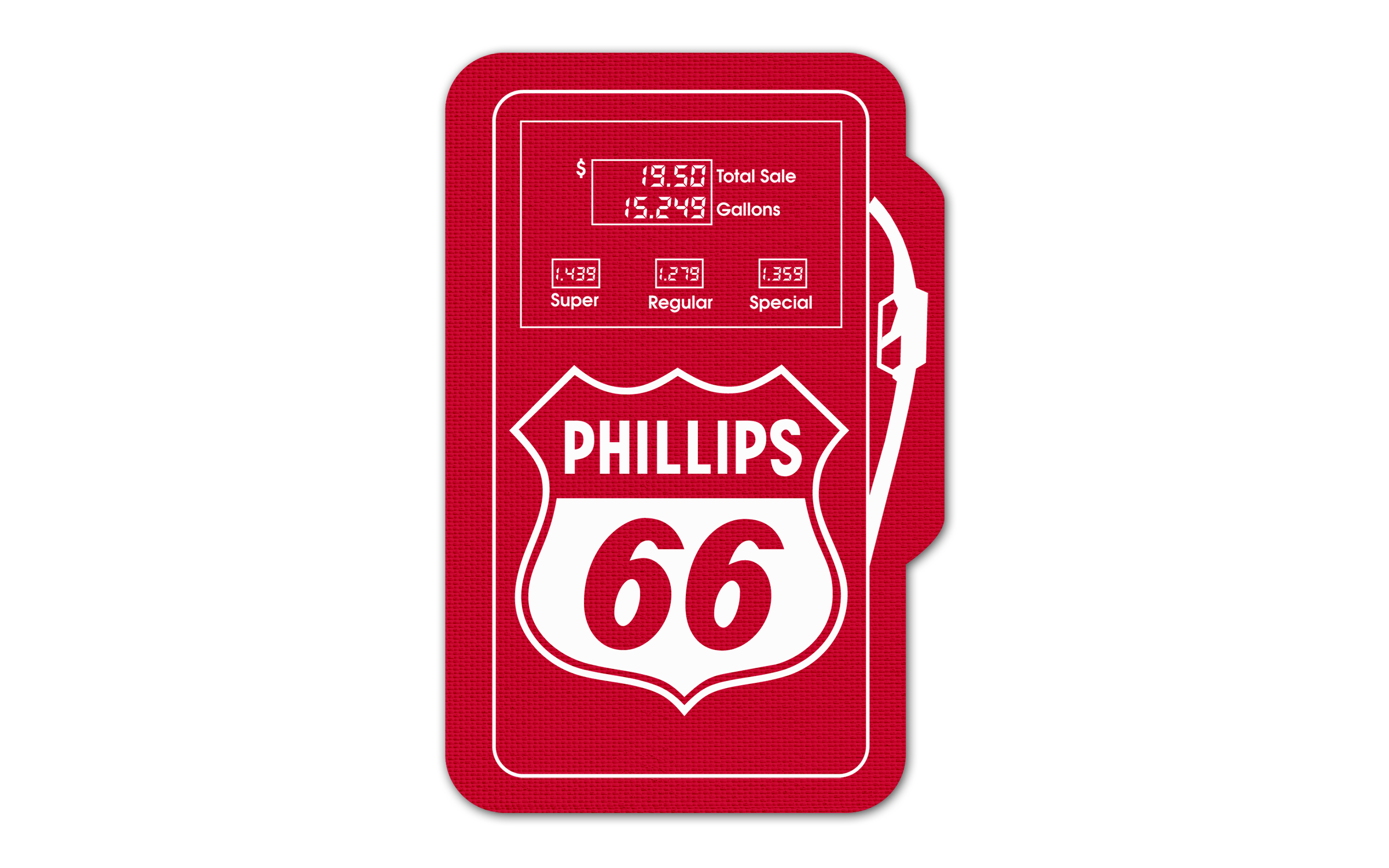 Gas Pump Vinyl Jar Opener 52