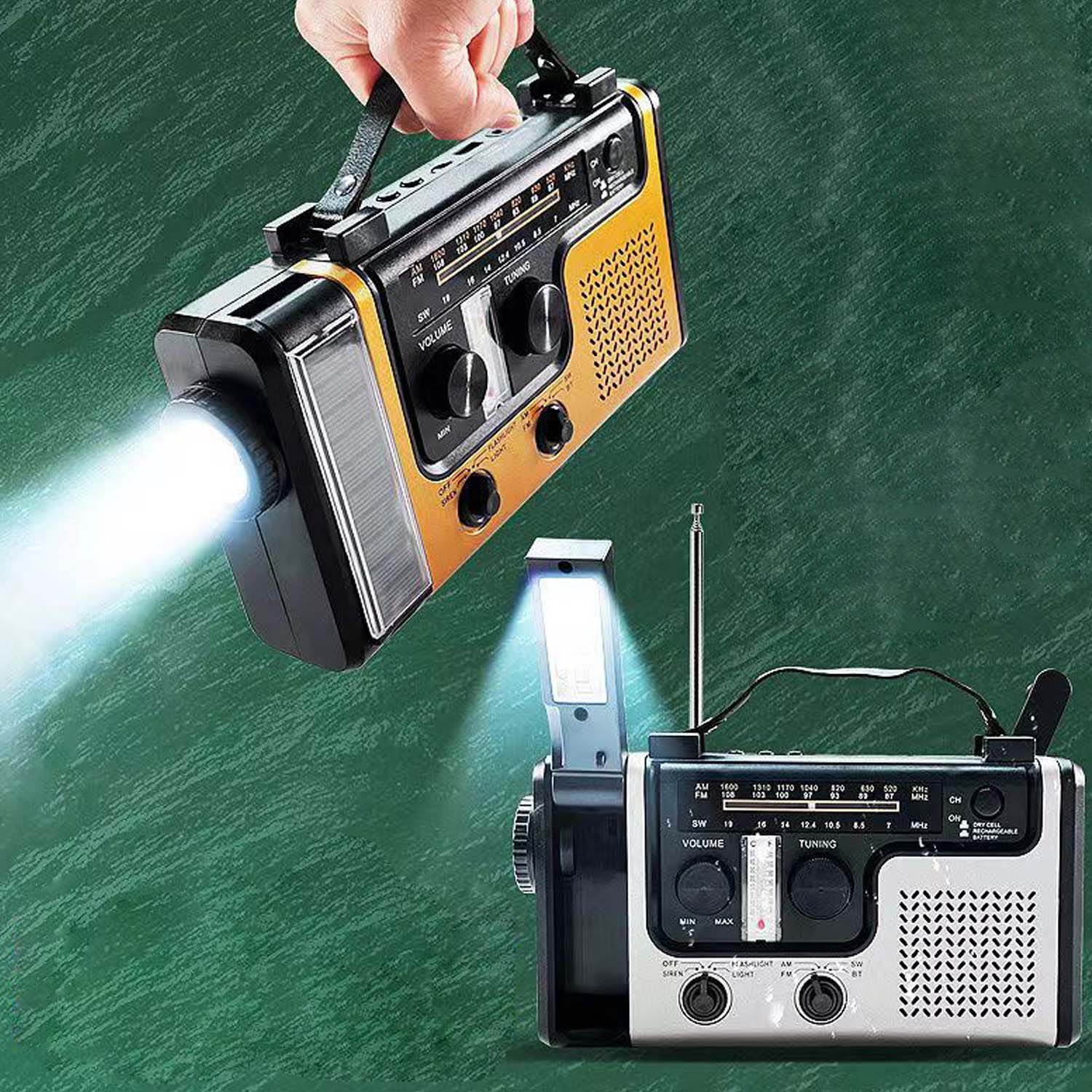Rechargeable Solar Emergency Radio 5