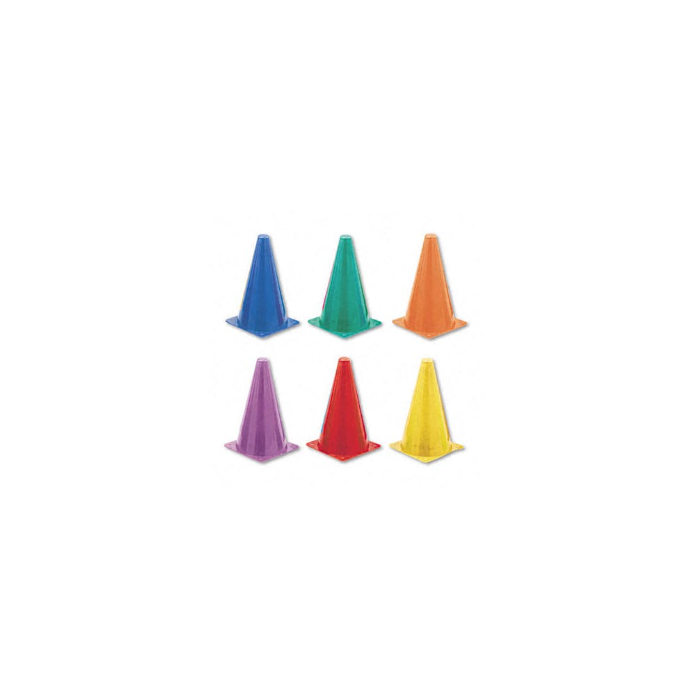 Plastic Cone Sets - High Visibility Colors 9" 2