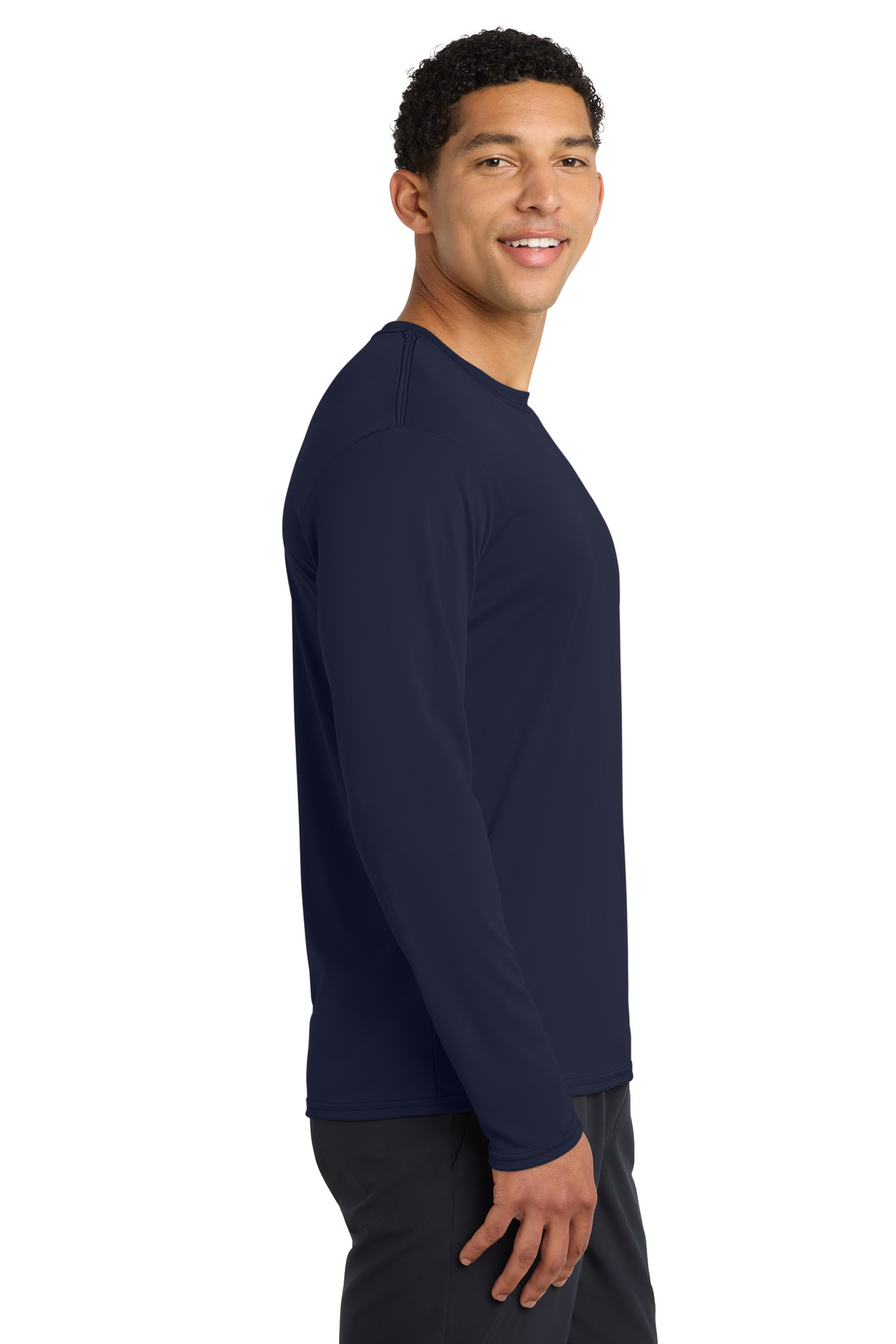 Port & Co Long Sleeve Performance Tee. PC380LS 4