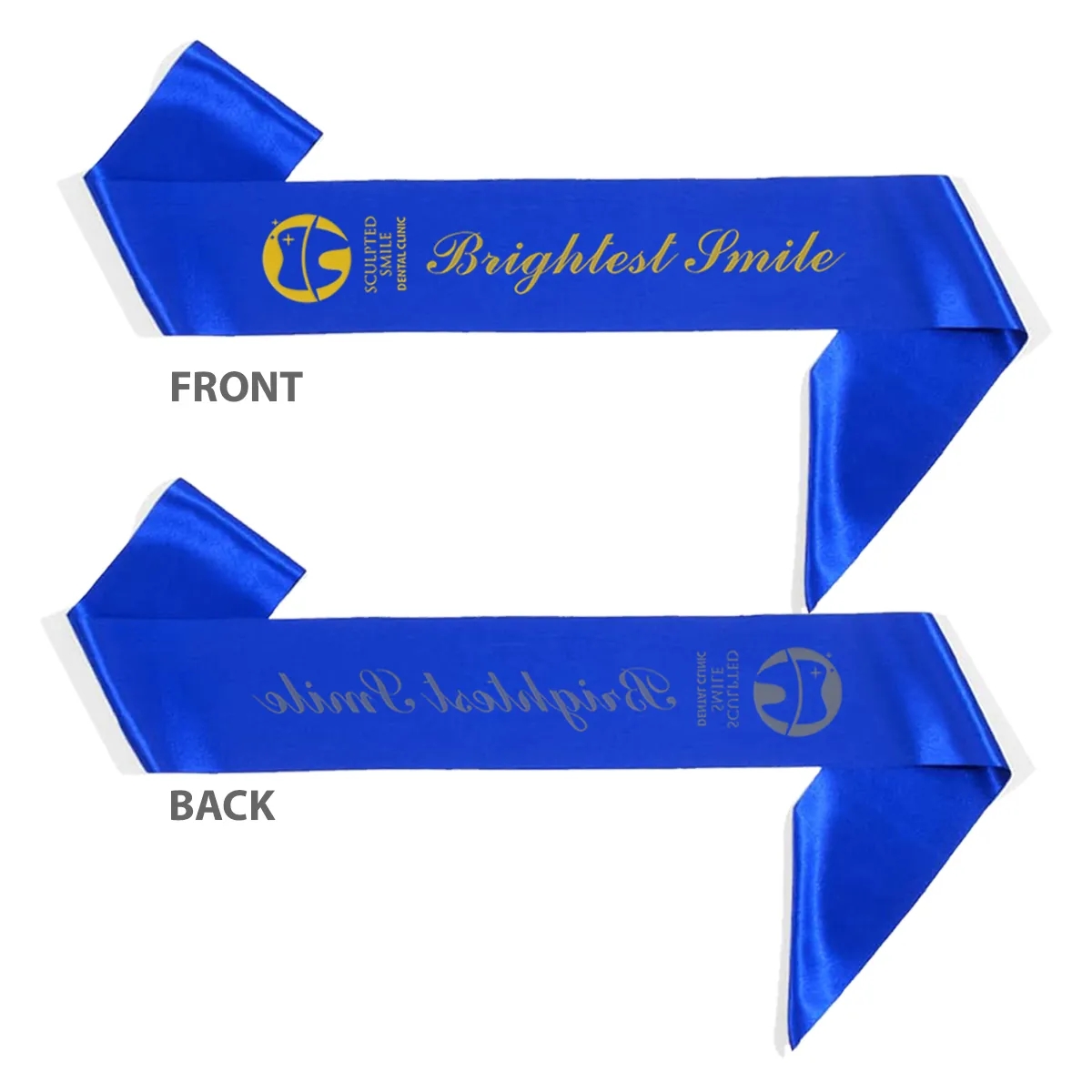 70" Custom Digitally Printed Satin Sashes 2