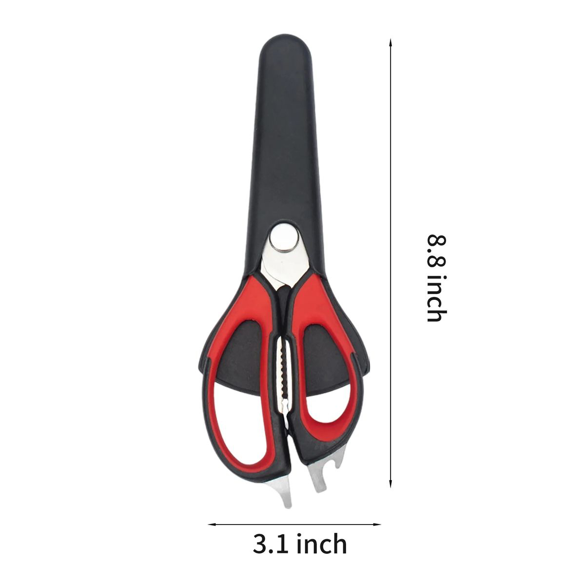 All Purpose Kitchen Scissors with Ergonomic Grip 11