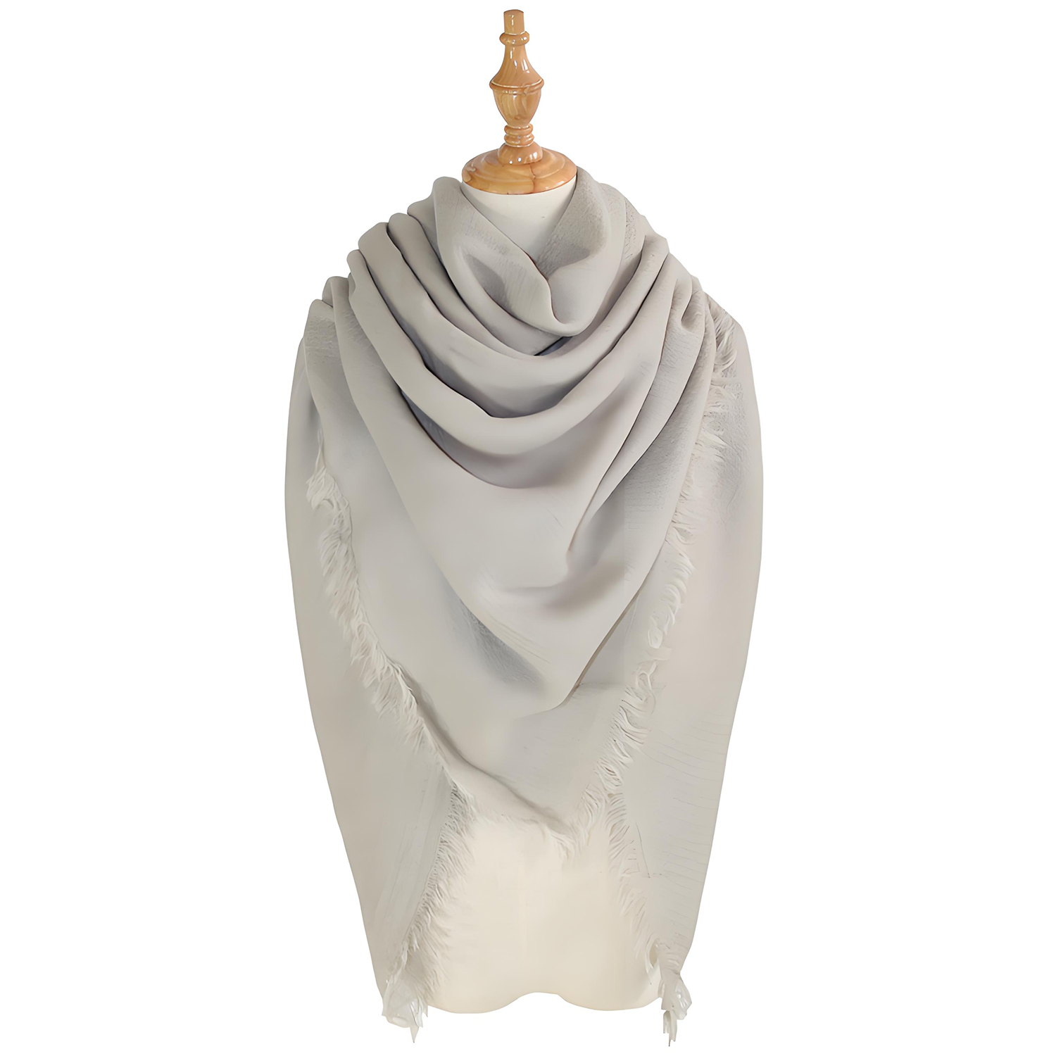 Imitation Cashmere Monochrome Outdoor Arab Scarf Shawl 4
