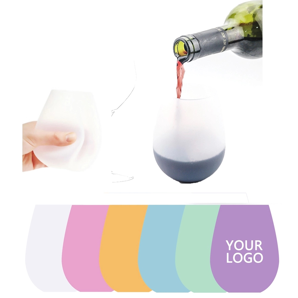 Out door Unbreakable Silicone Wine Cups 12 OZ 2