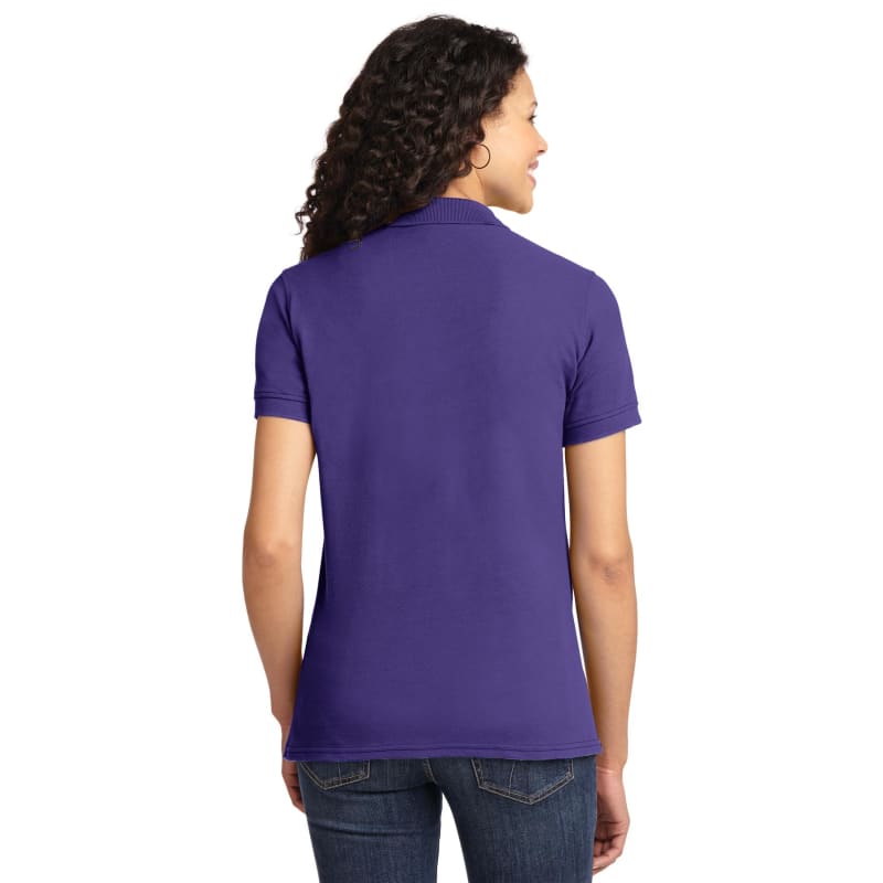 Port & Company Women's Core Blend Pique Polo. 100