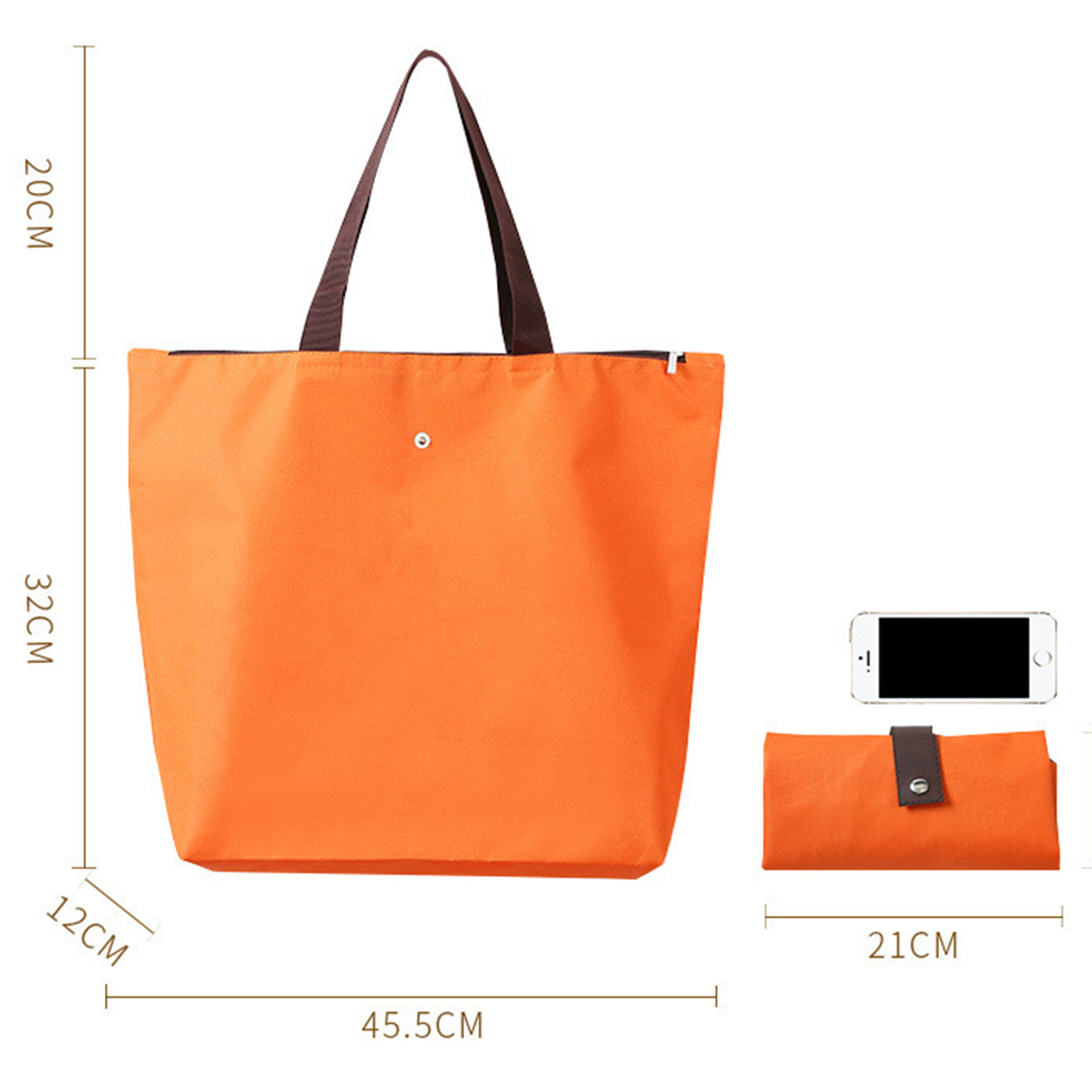600D Oxford Foldable Shopping Tote Bag 2