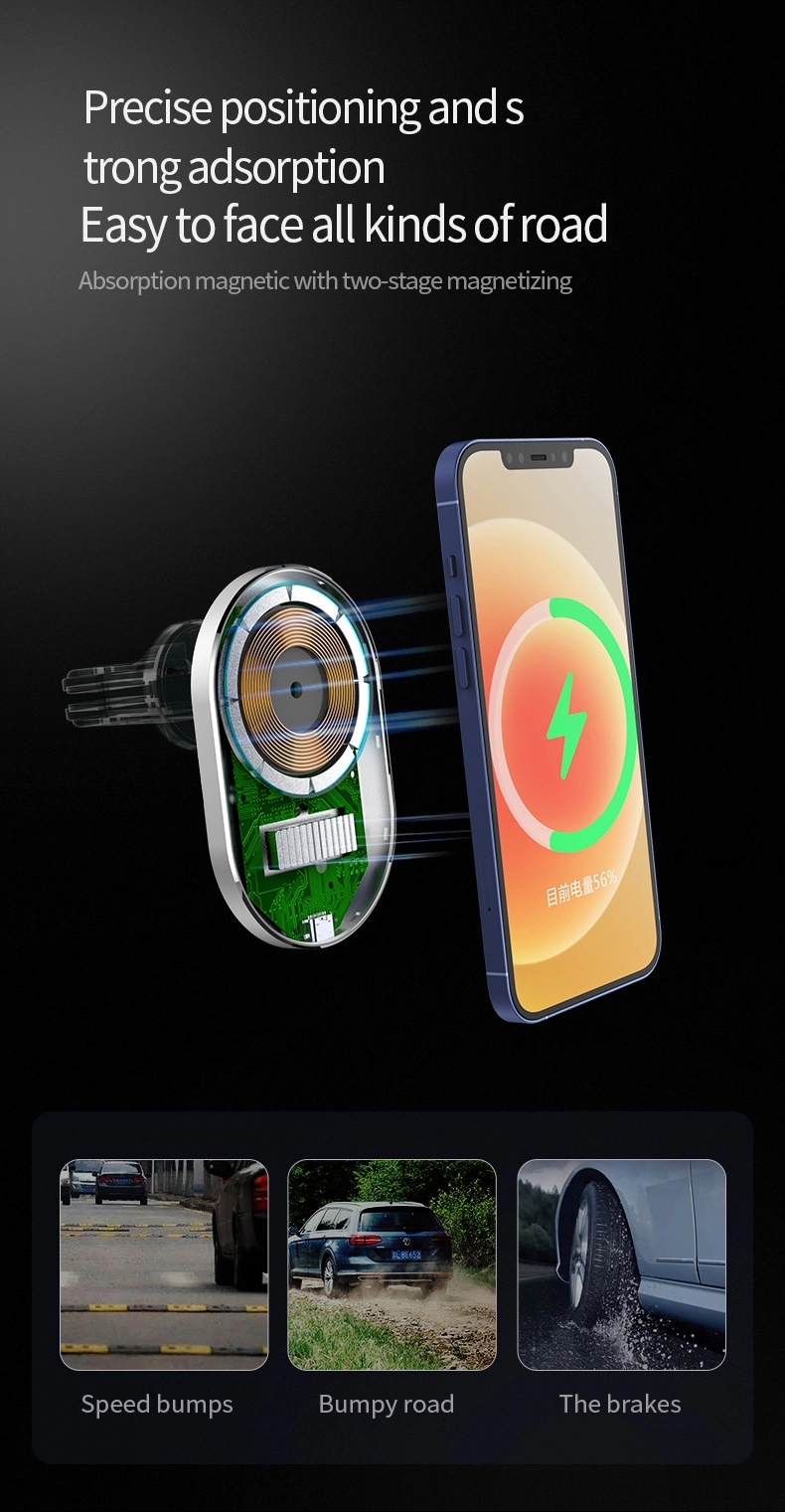 Magnetic Wireless Car Charger 6
