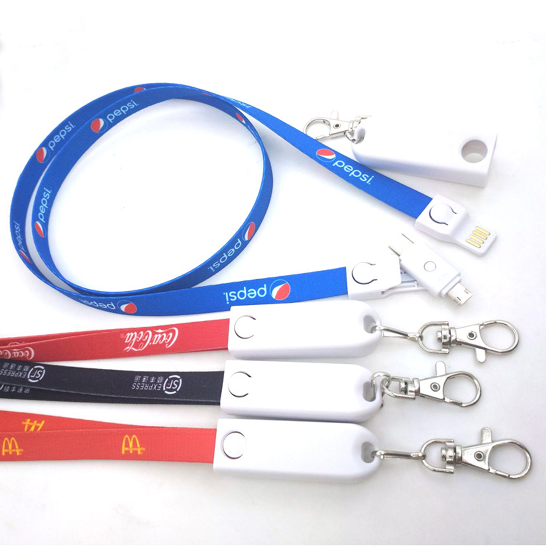 2 in 1 Lanyard with USB Charging Cable 2