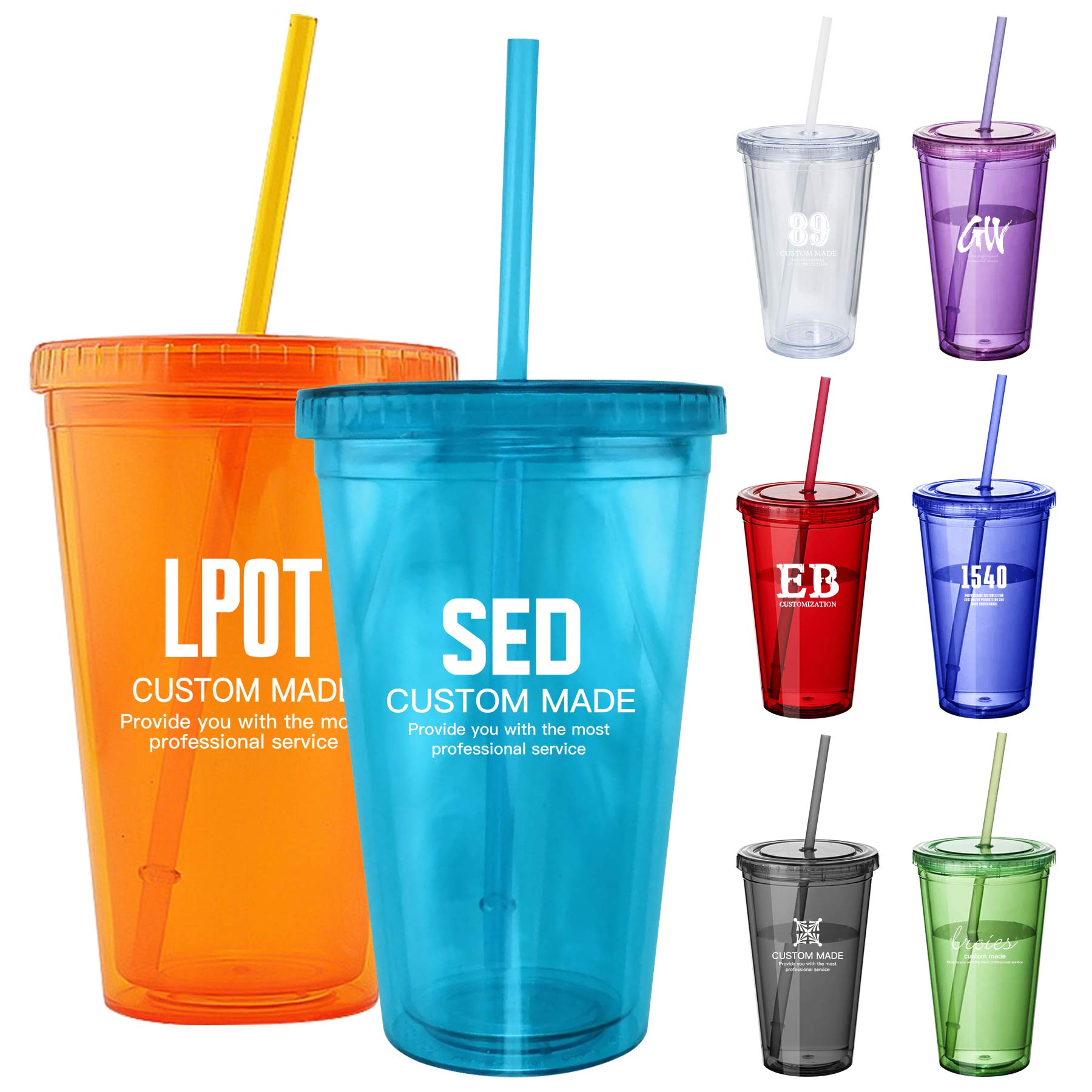 12 OZ Double Layer Plastic Cup 2
