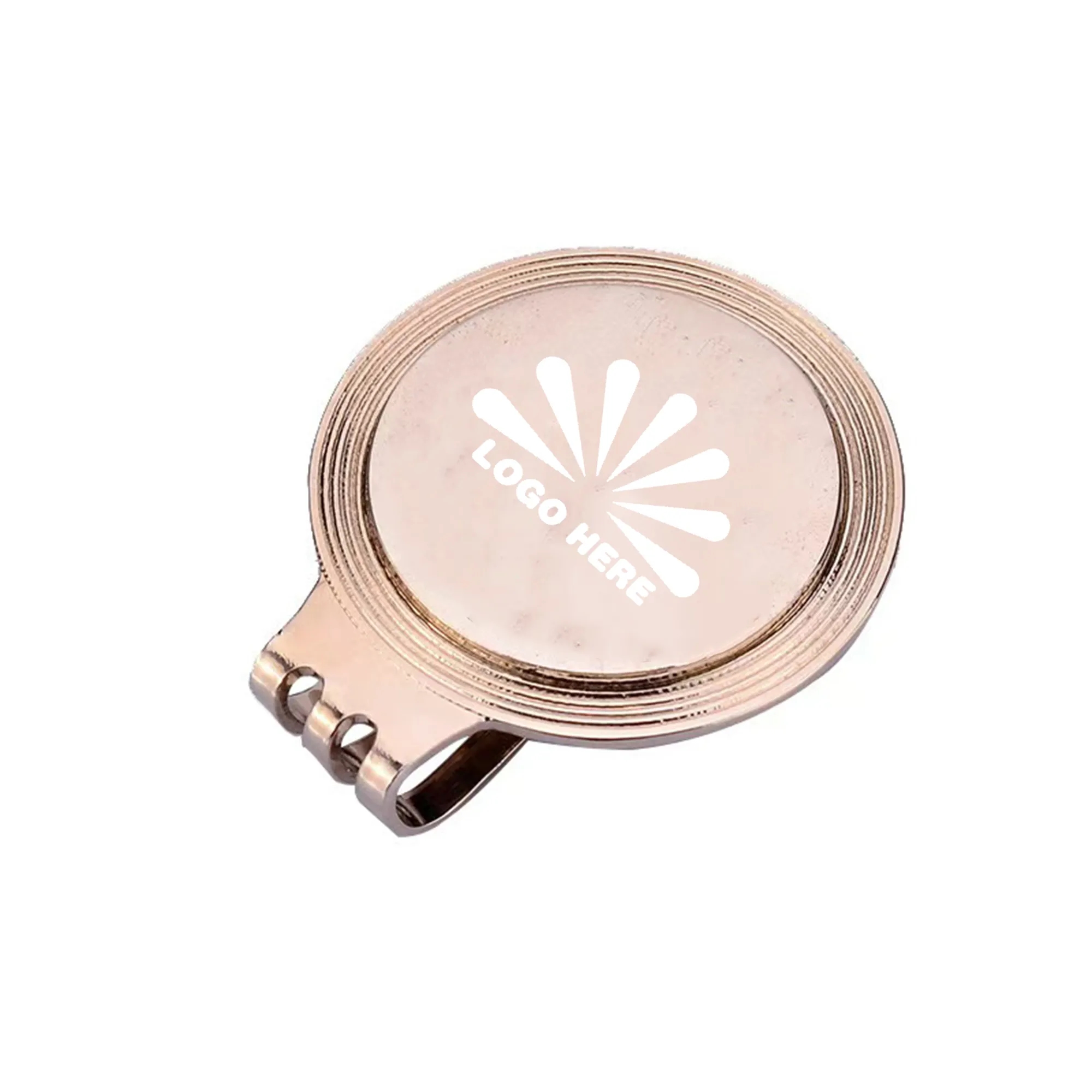 Metal Golf Hat Clip With Customizable Logo 3