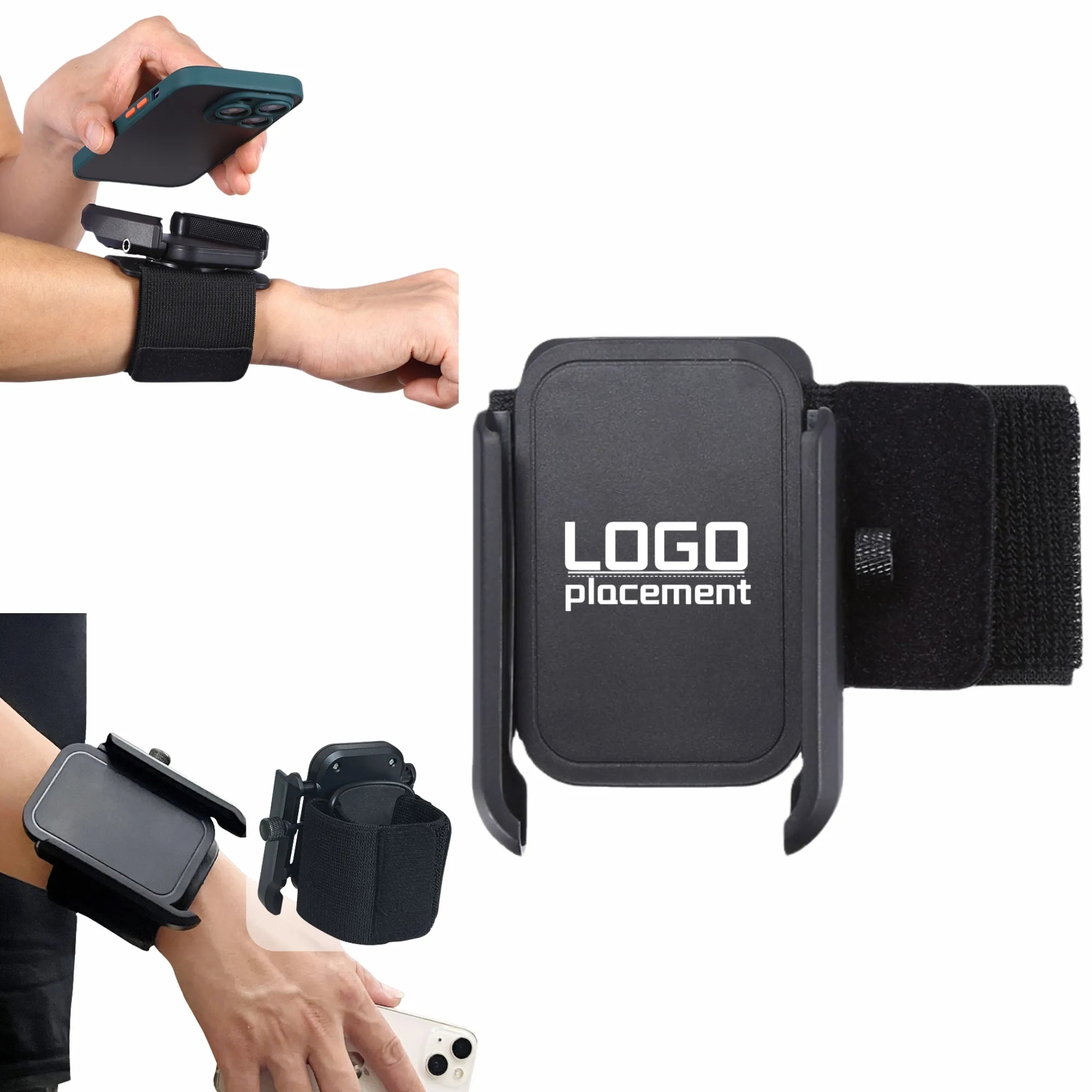 Wrist Phone Holder: Rotatable, For Delivery Running Unisex S
