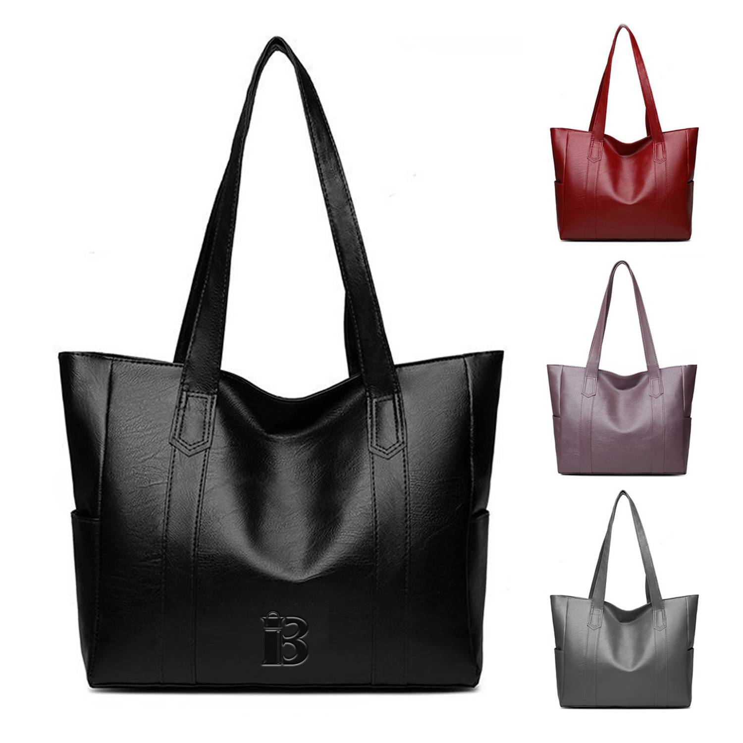 PU Leather Tote Shoulder Bag 7