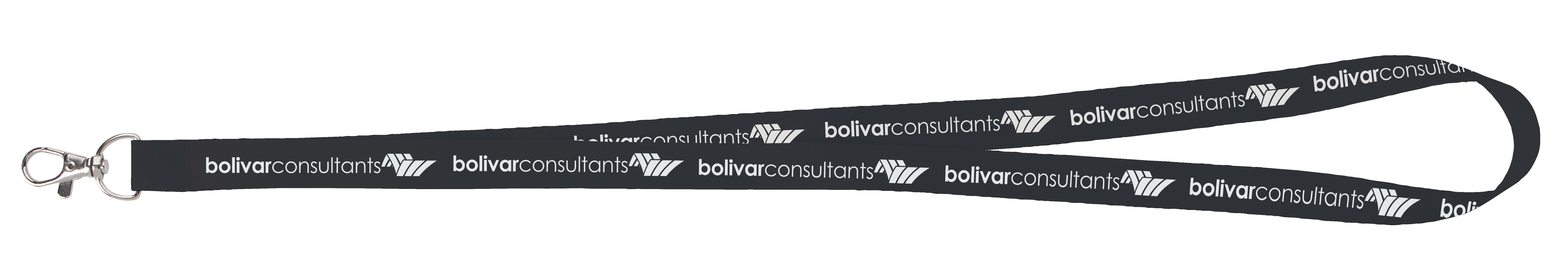 Universal Source® 5/8" Satin Screen Print Lanyard 19