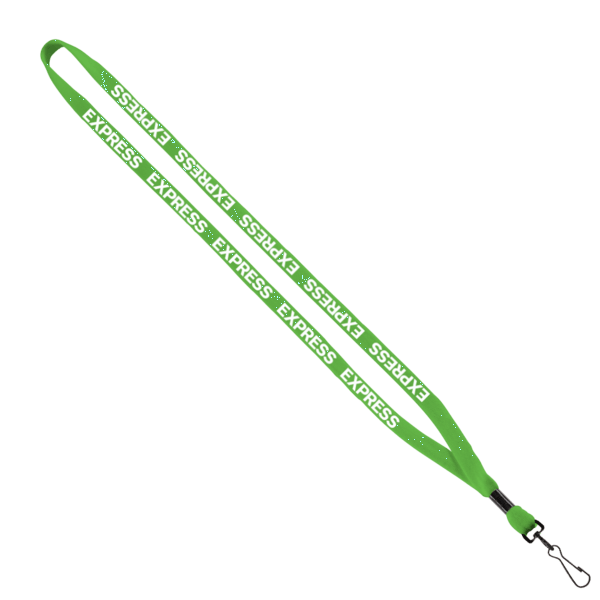 1/2" Cotton Lanyard with Metal Crimp & Swivel Snap Hook 19