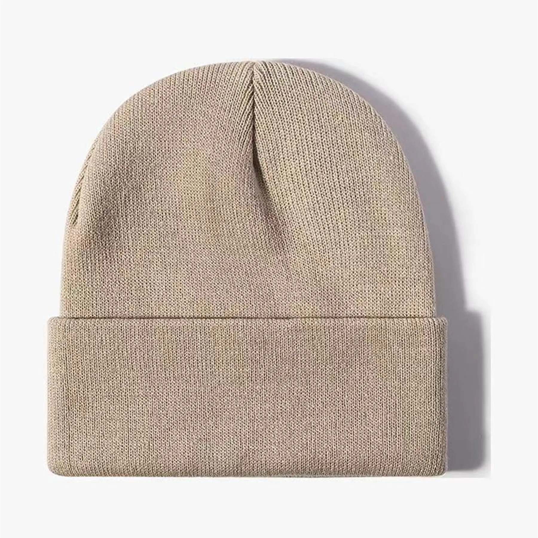 Embroidered Acrylic Knitted Beanie Hat 25