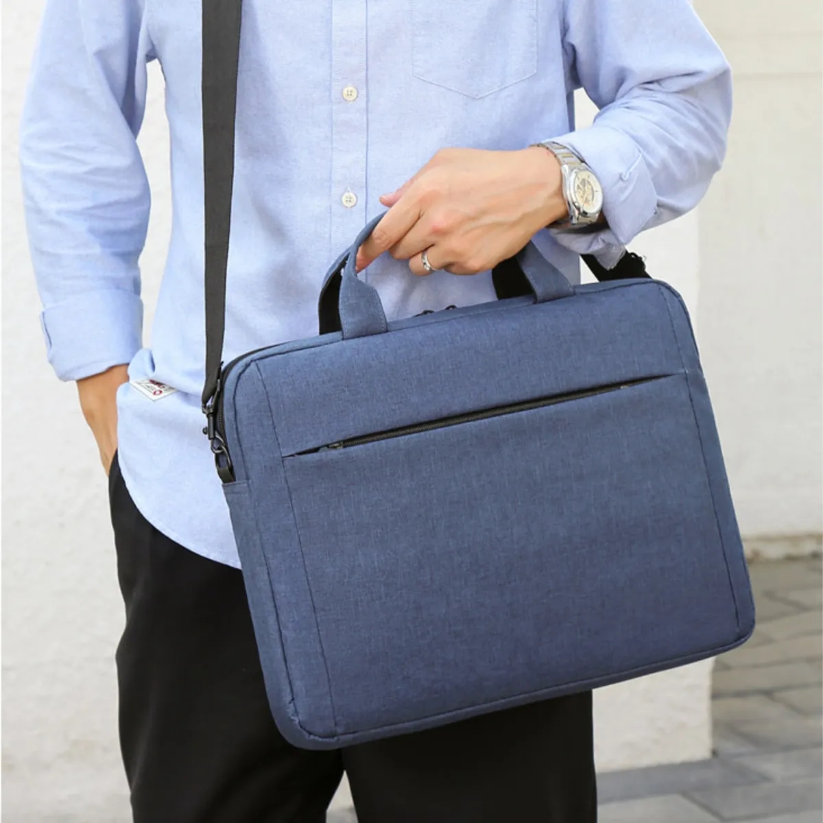 15-Inch Custom Laptop Shoulder Bag with Adjustable Strap 6