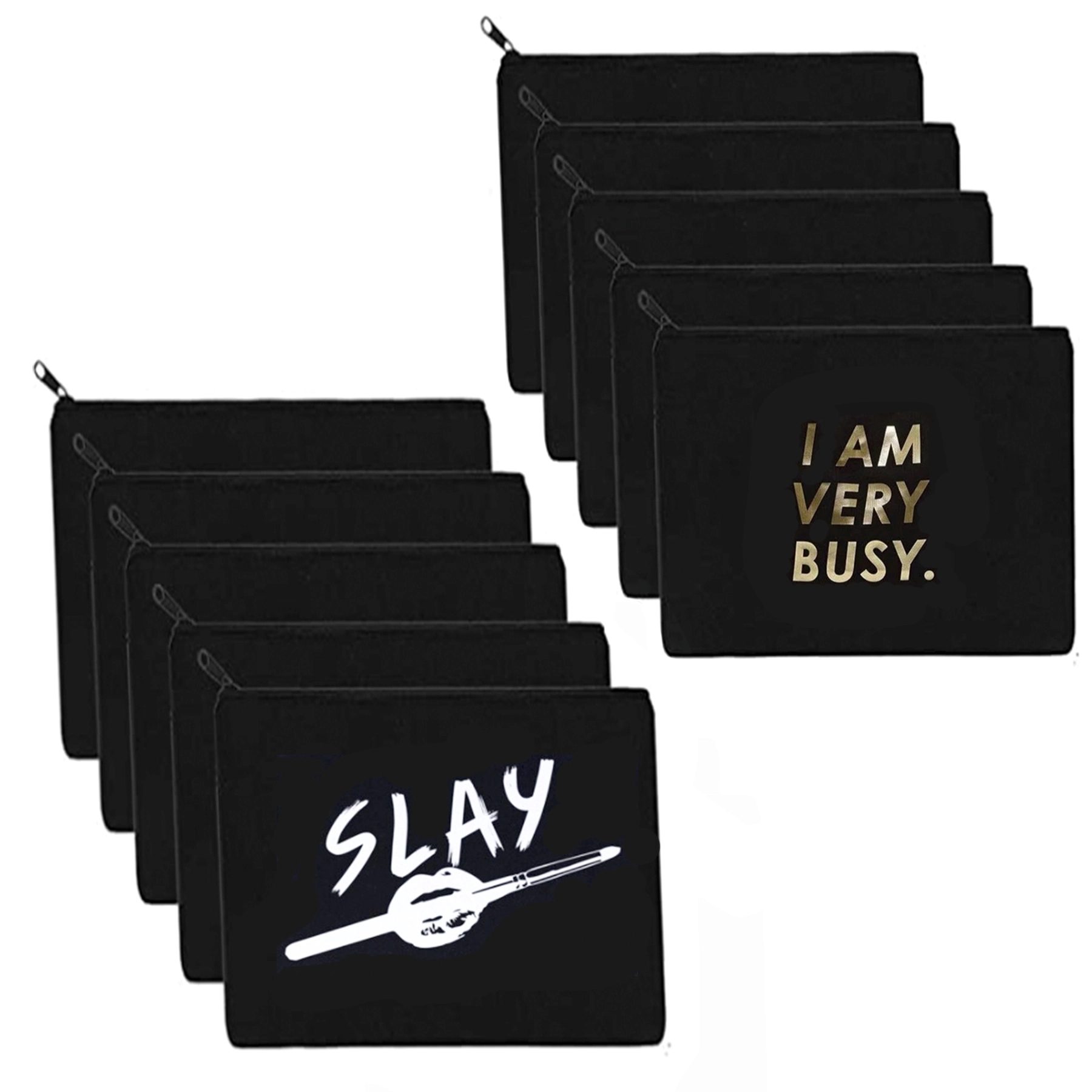 Cosmetic Canvas Zipper Bag 4