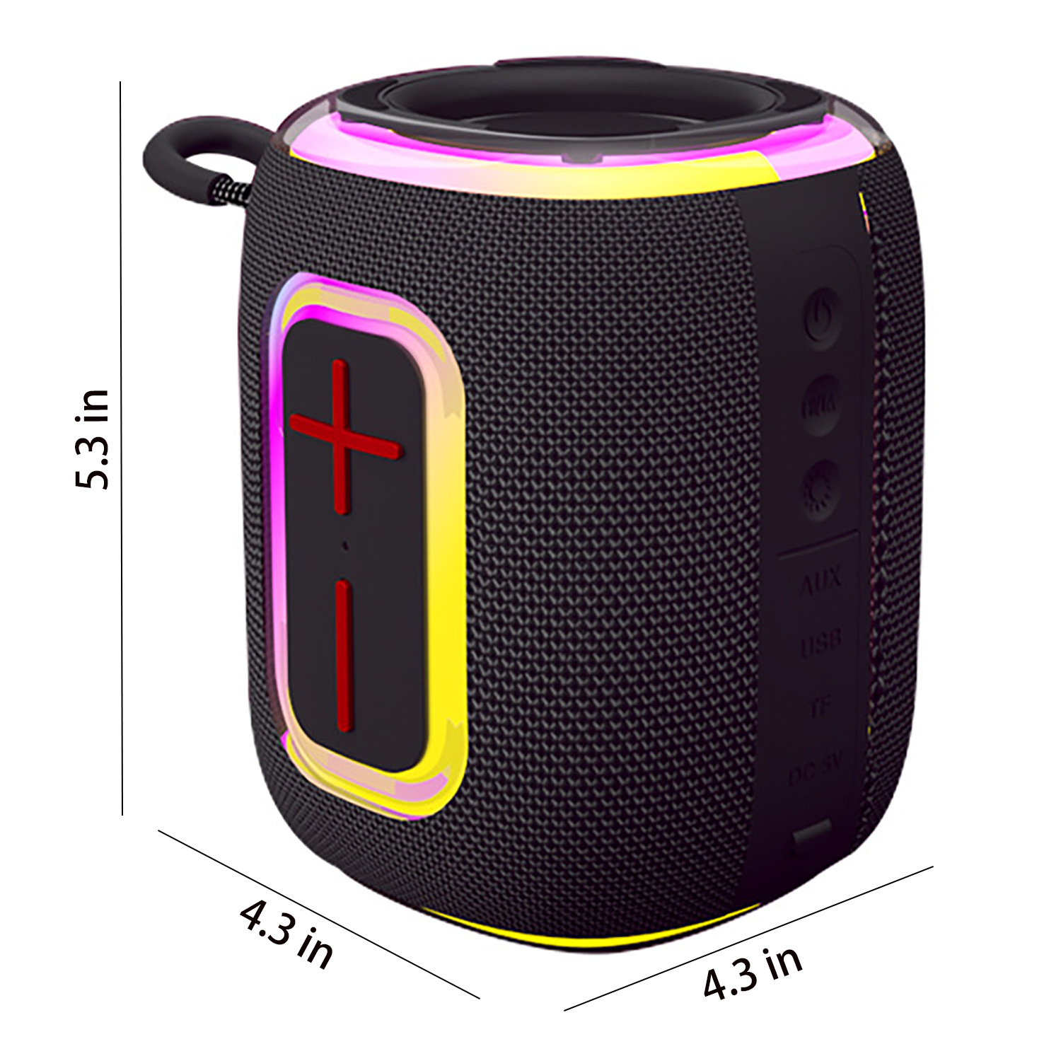 Portable Waterproof RGB Wireless Speaker 4