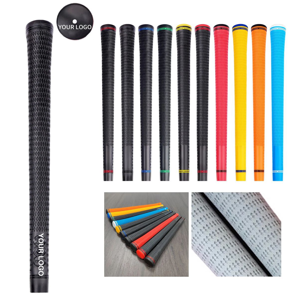 Rubber Durable Textured Golf Grip 10