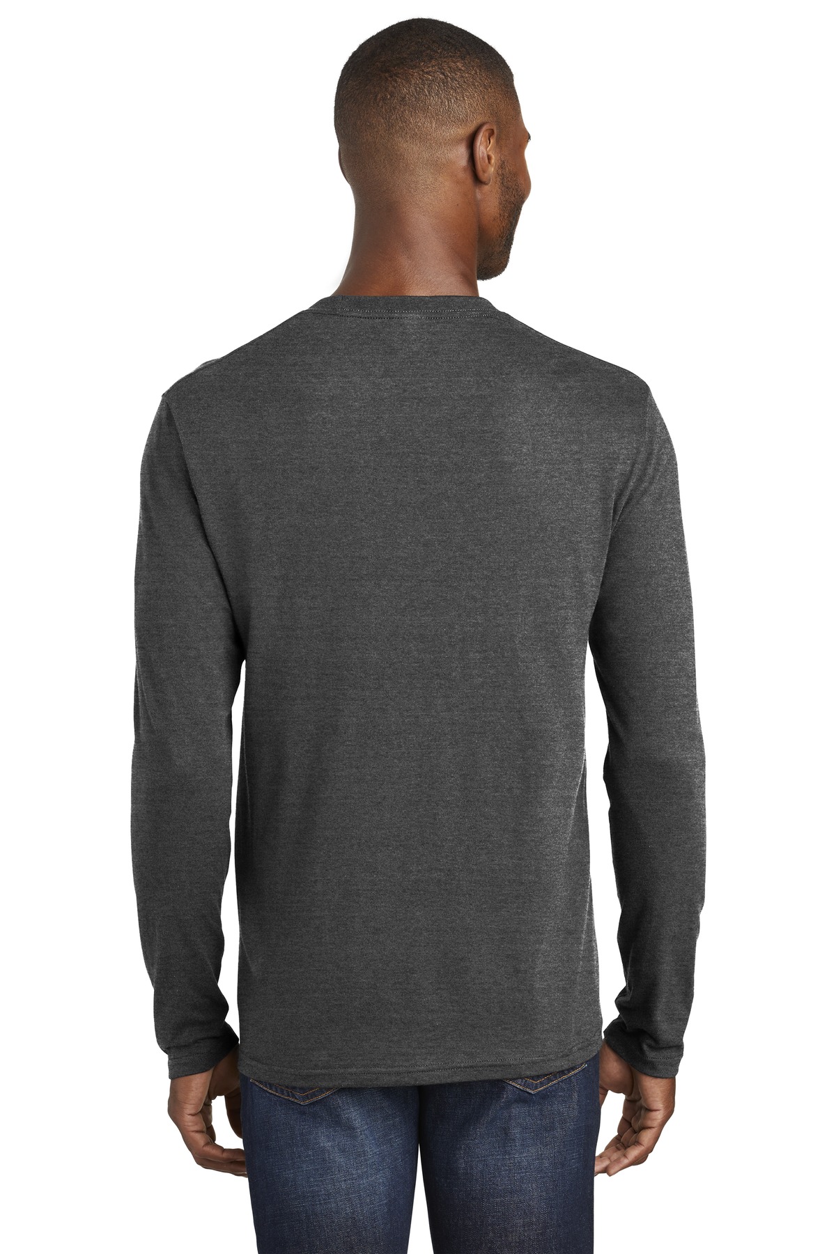 Port & Co Long Sleeve Fan Favorite Blend Tee. PC455LS 2