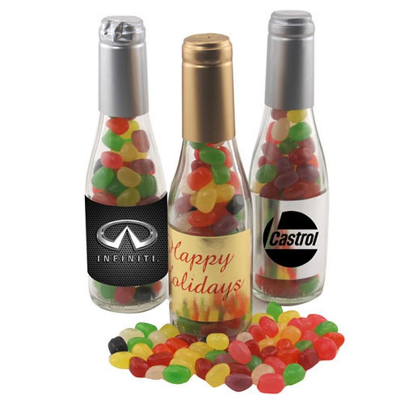 Champagne Bottle with Teenee Beanee Jelly Beans 1
