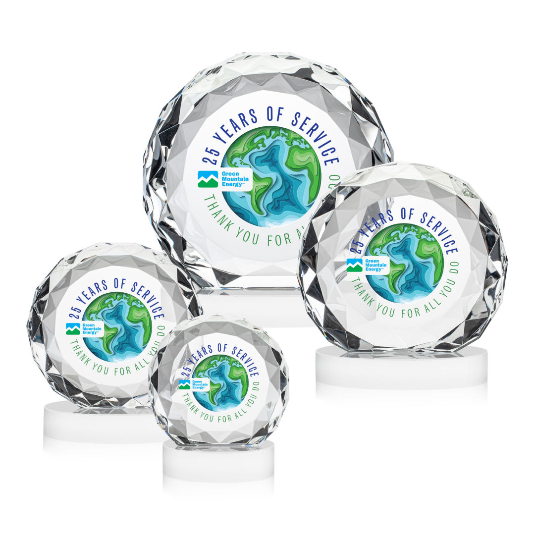 Seville VividPrint™ Award on Alberton Base - White 3