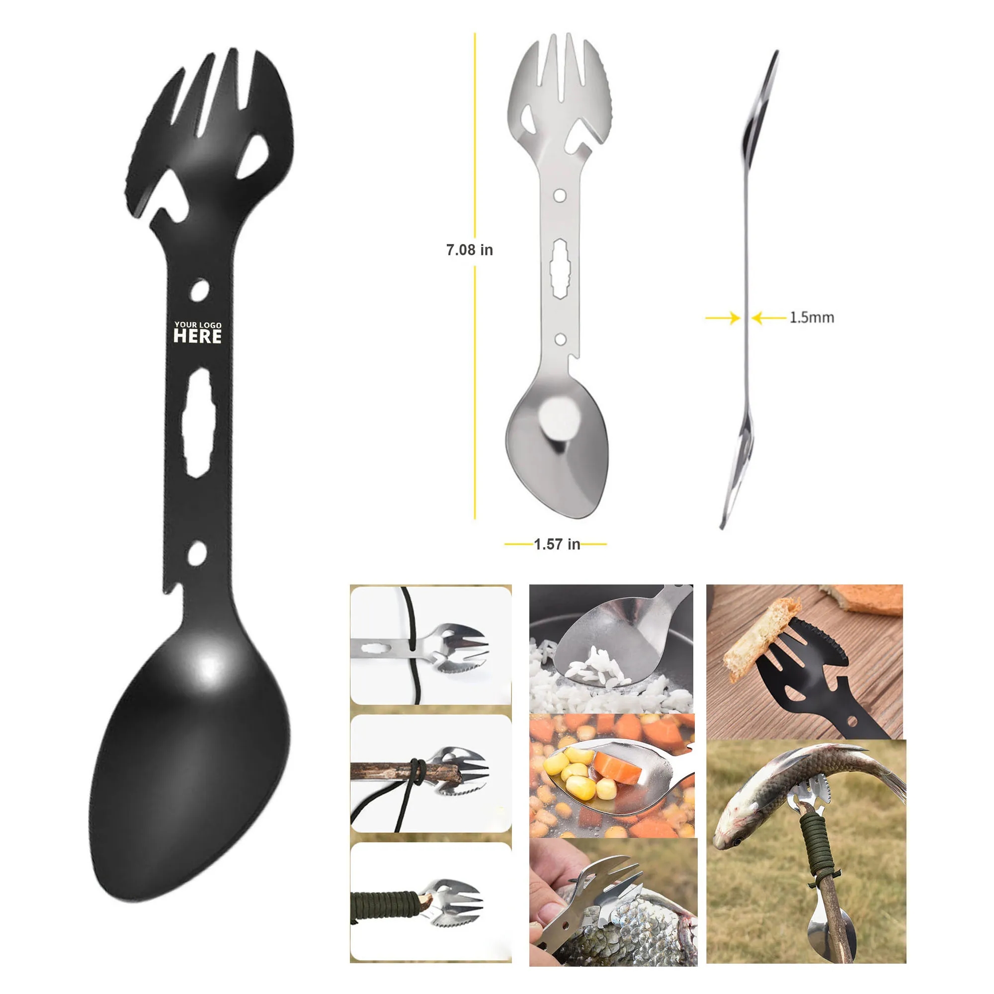 Multifunctional Portable Fork Spoon 1