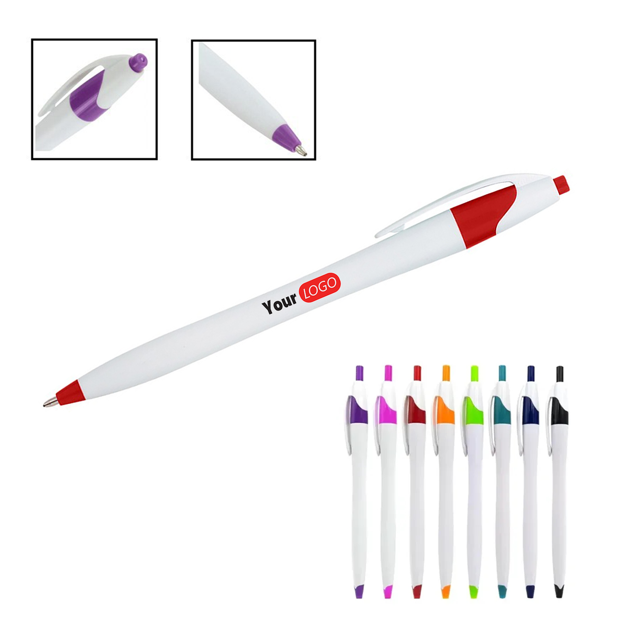 Retractable Ballpoint Javelin Pen 7