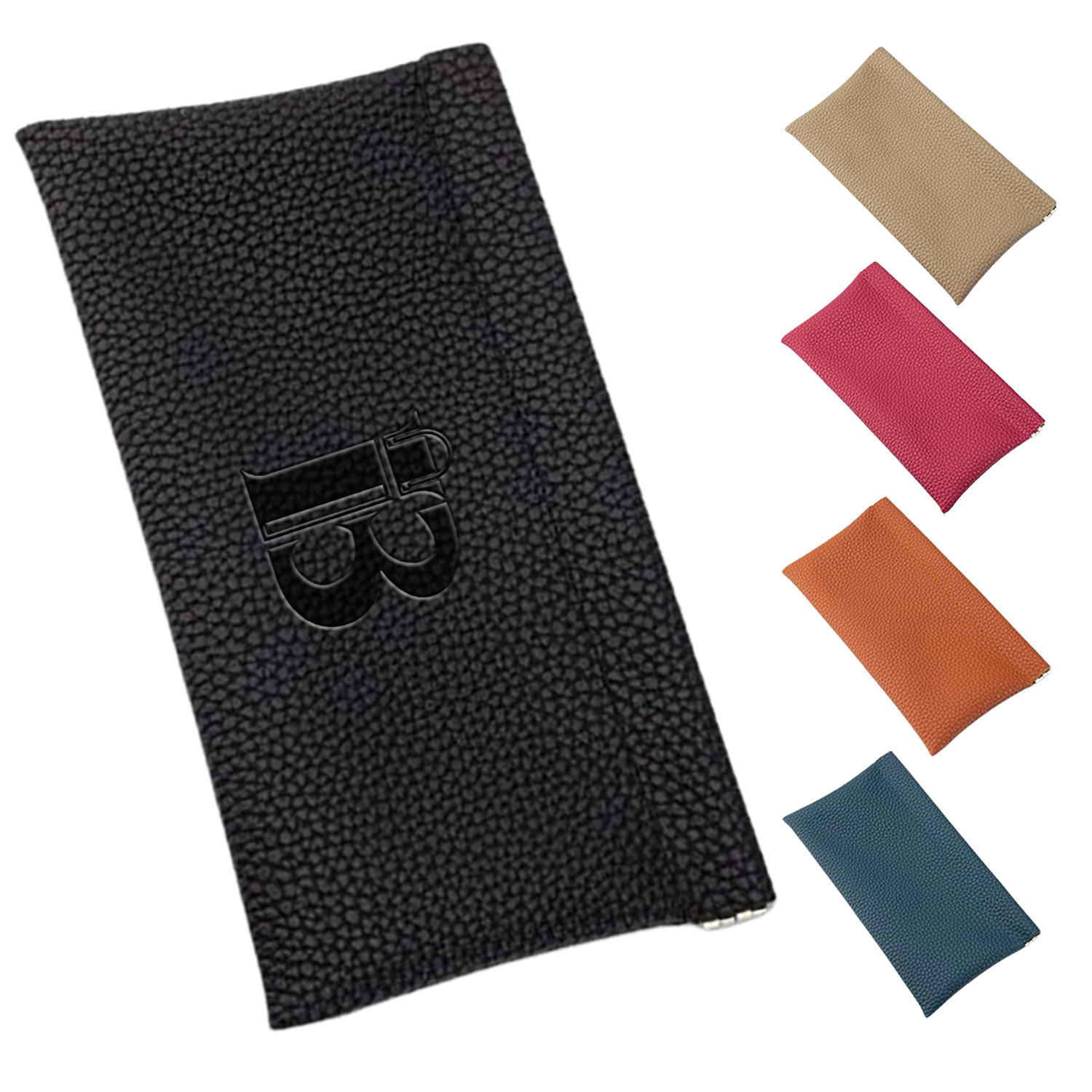 Large-Capacity Pu Leather Clutch Coin Purse