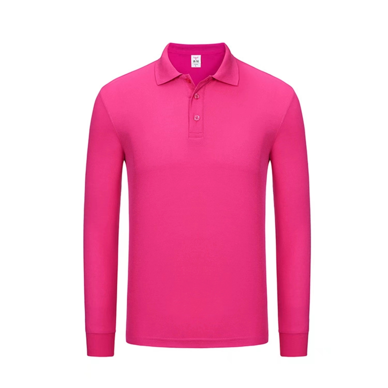 Ladies' Long-Sleeve Polo Shirts Sweatshirt Tops Work Clothes 4