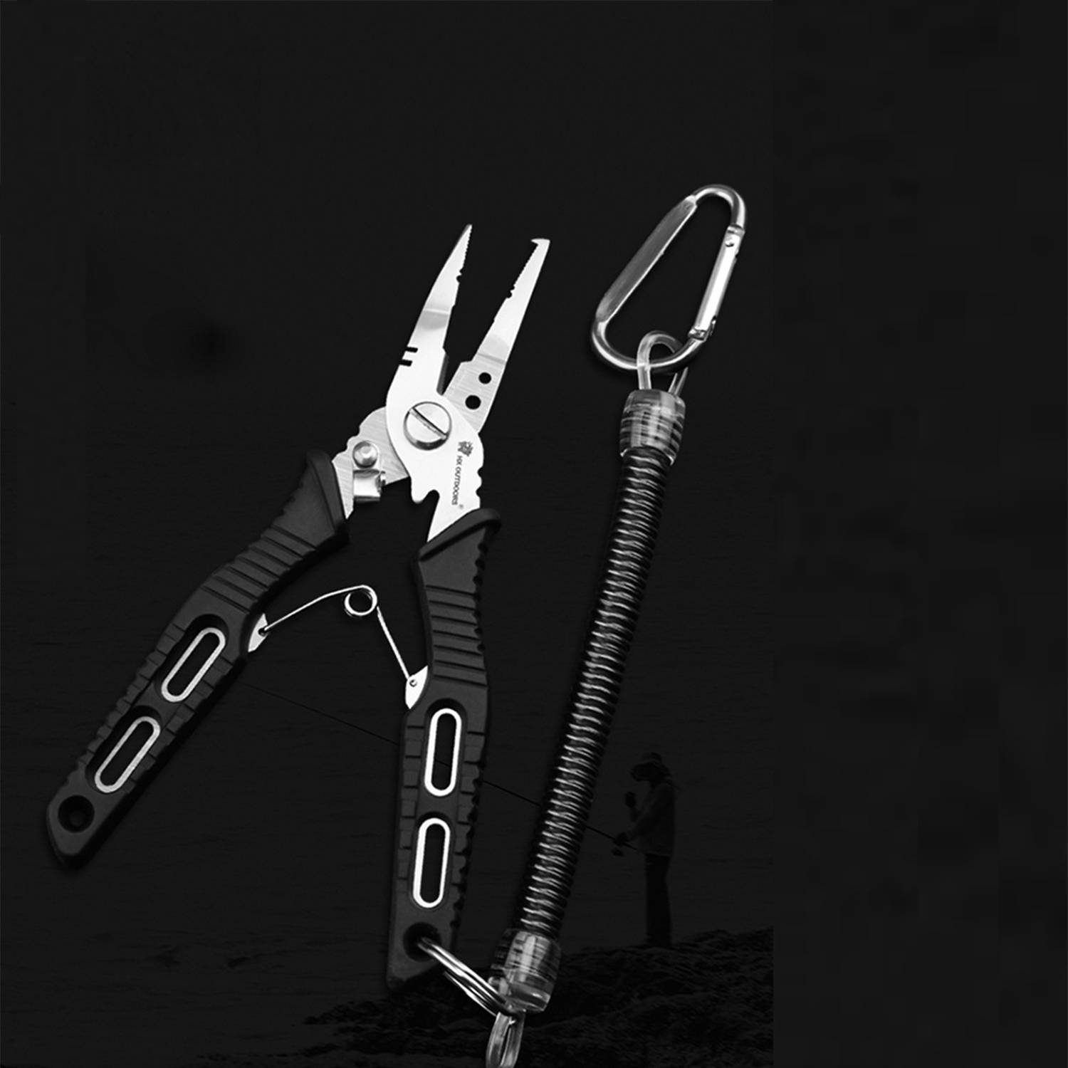 Stainless Steel Fishing Pliers Clamp SplitRing tackle tool 3