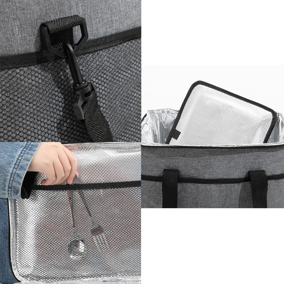 Insulated Lunch Bags Leakproof Cooler Tote Travel Picnic 5