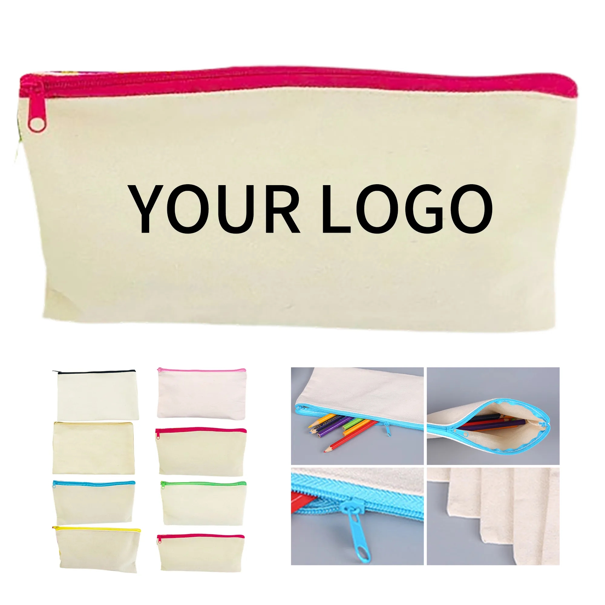 Reusable Zippered Cosmetic Pouch 3