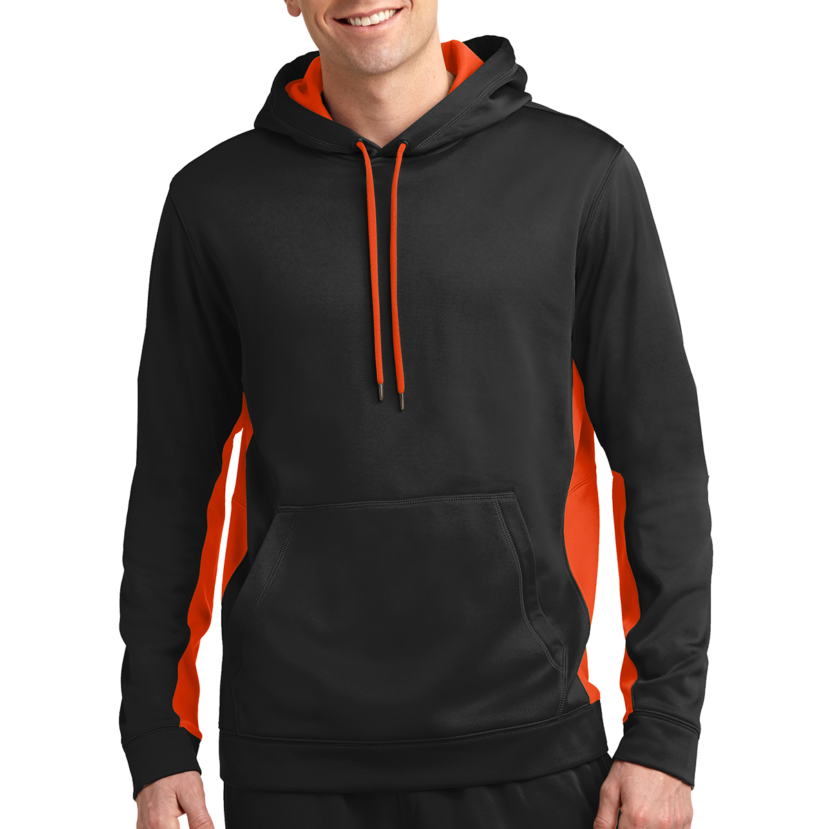 Sport-Tek® Sport-Wick® Fleece Colorblock Hooded Pullover 10