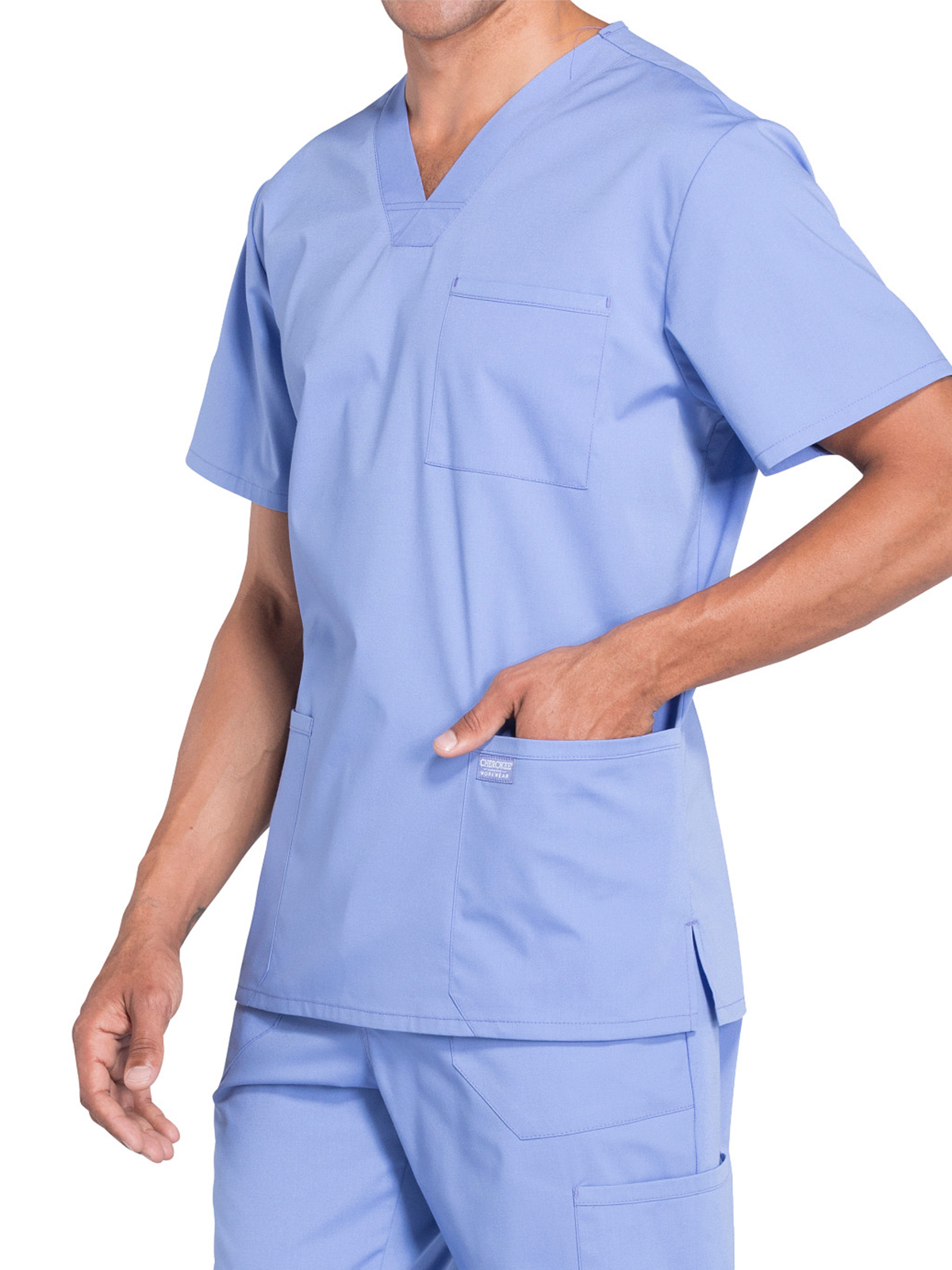 Cherokee - Workwear Professionals - Men's V-Neck Top 32