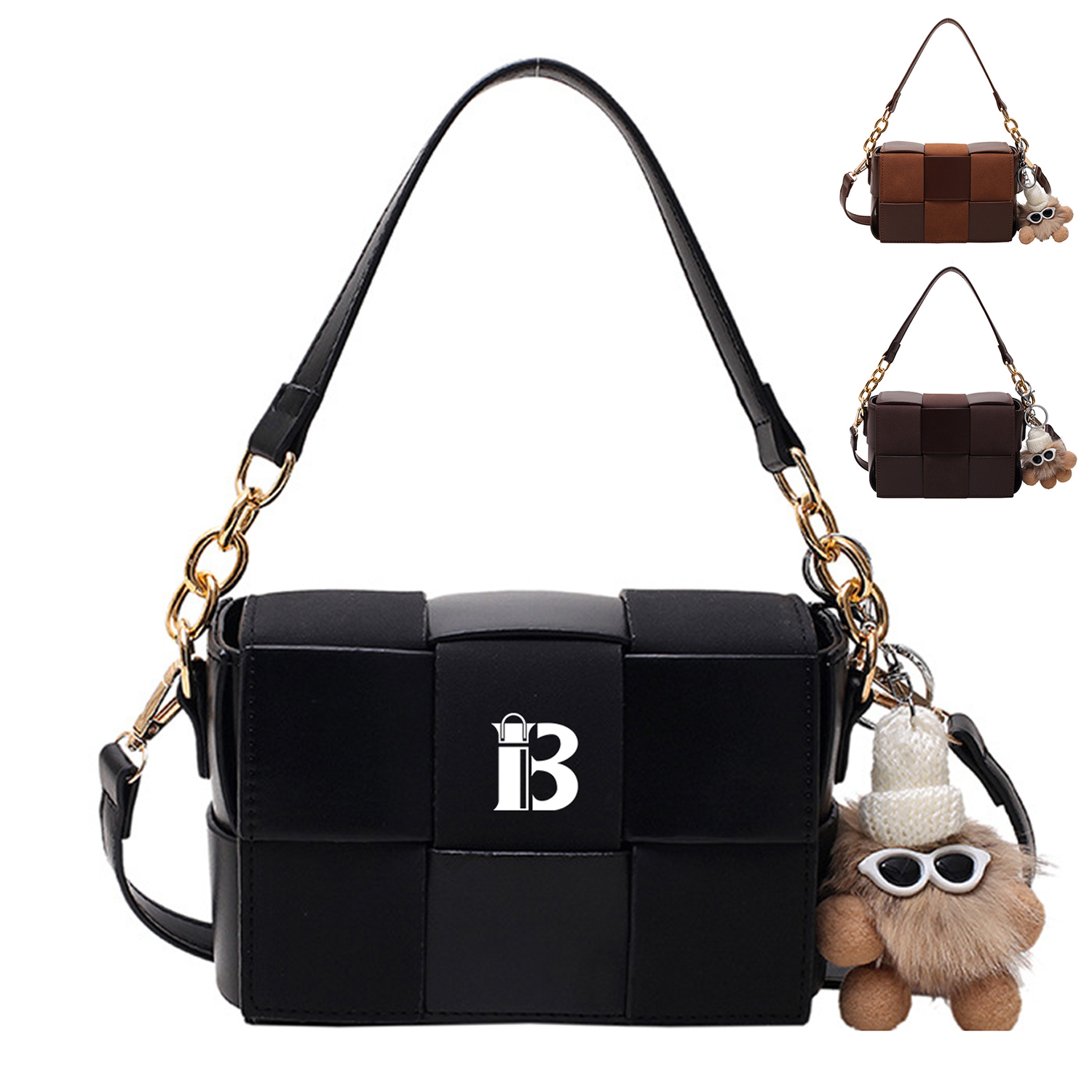 PU Shoulder Small Square Crossbody Bag 2