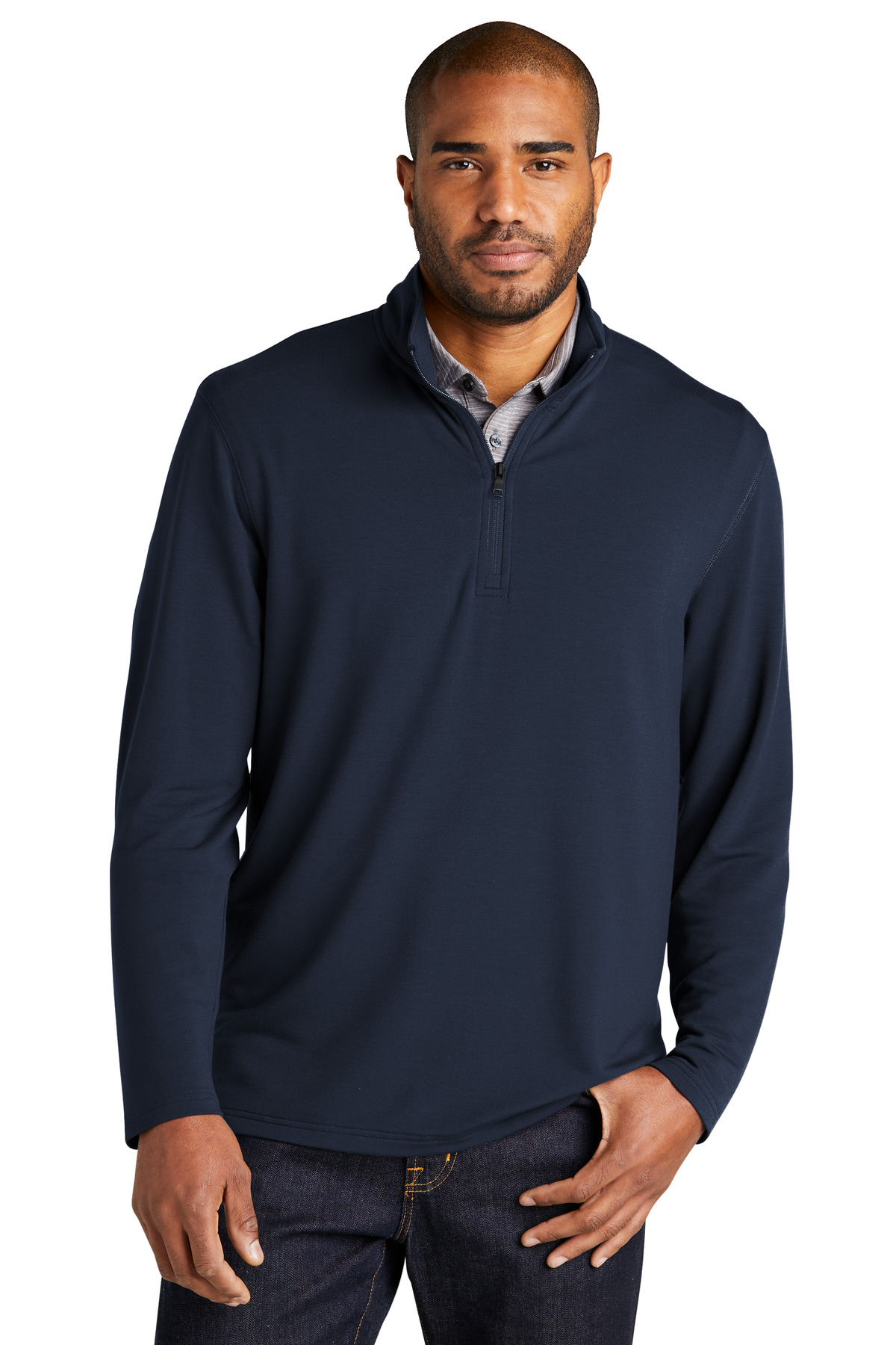 Port Authority Microterry 1/4-Zip Pullover K825, custom hoodie or sweatshirt with logo imprint 20