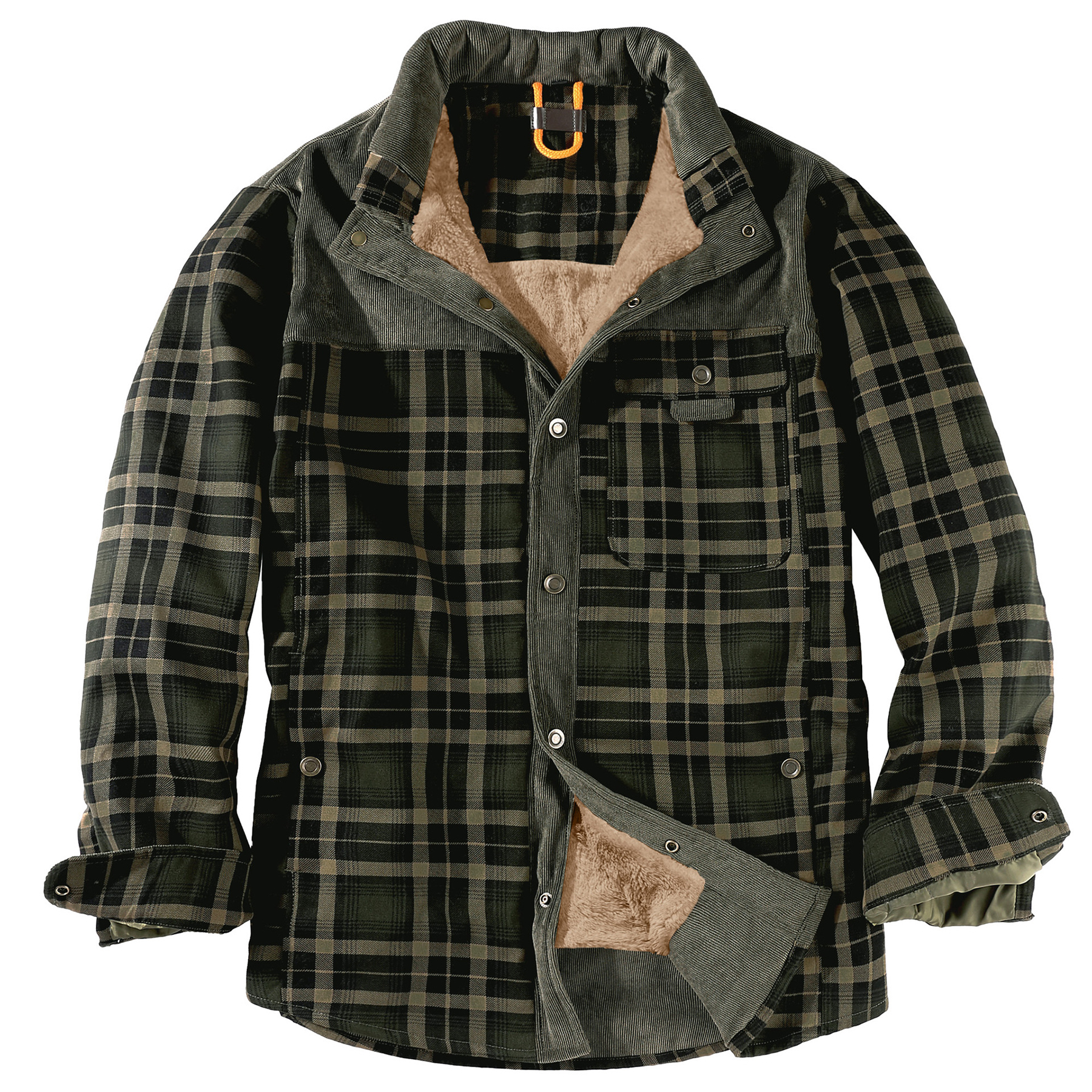 Men's Casual Plaid Shirt 14