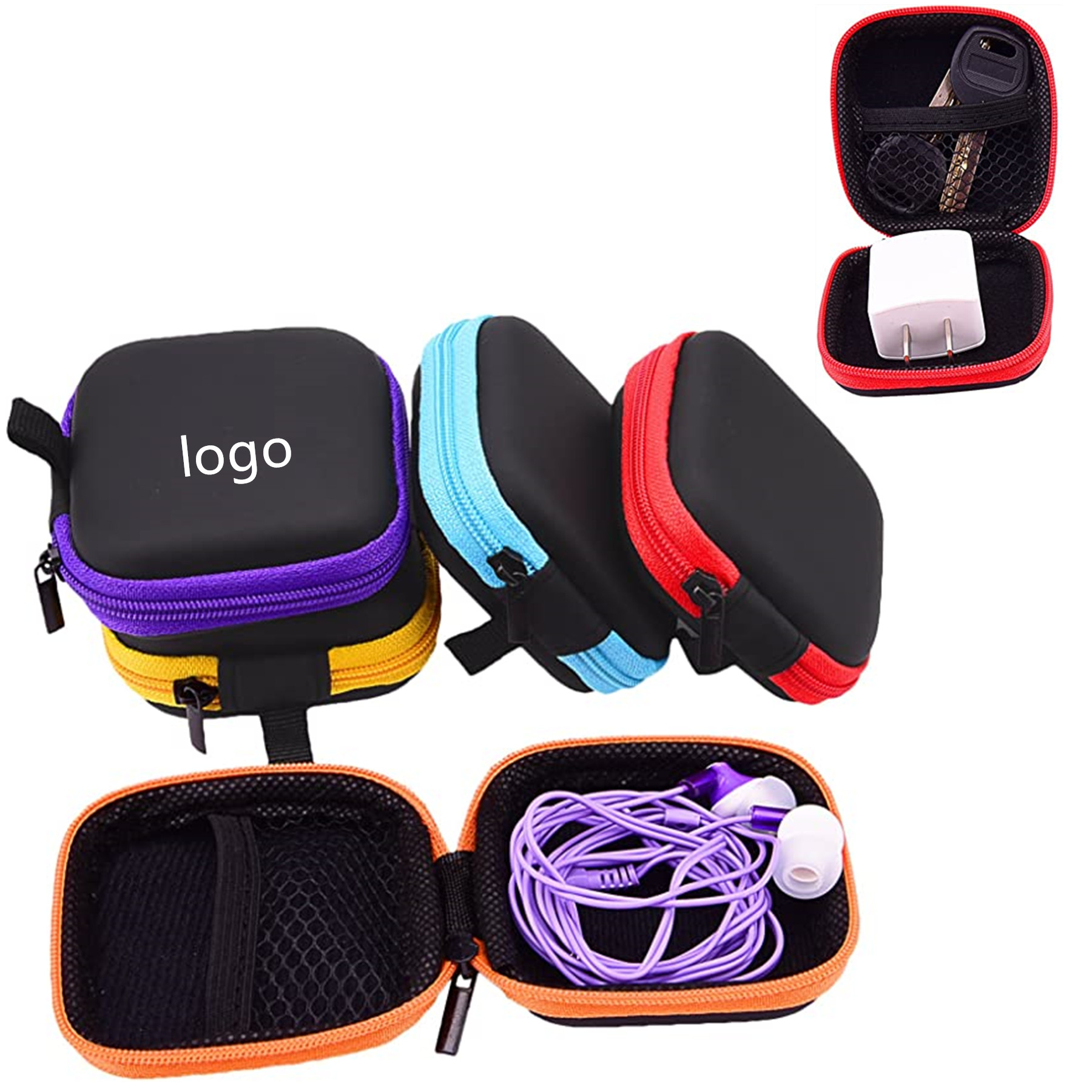 Headphone Case Mini Storage Carrying Pouch Bag 2