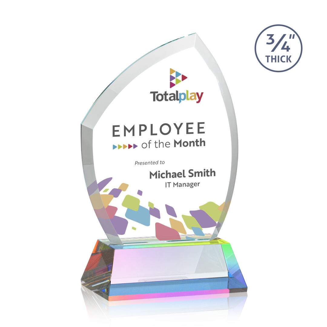 Daltry VividPrint™ Award on Newhaven Base - Prismatic 3