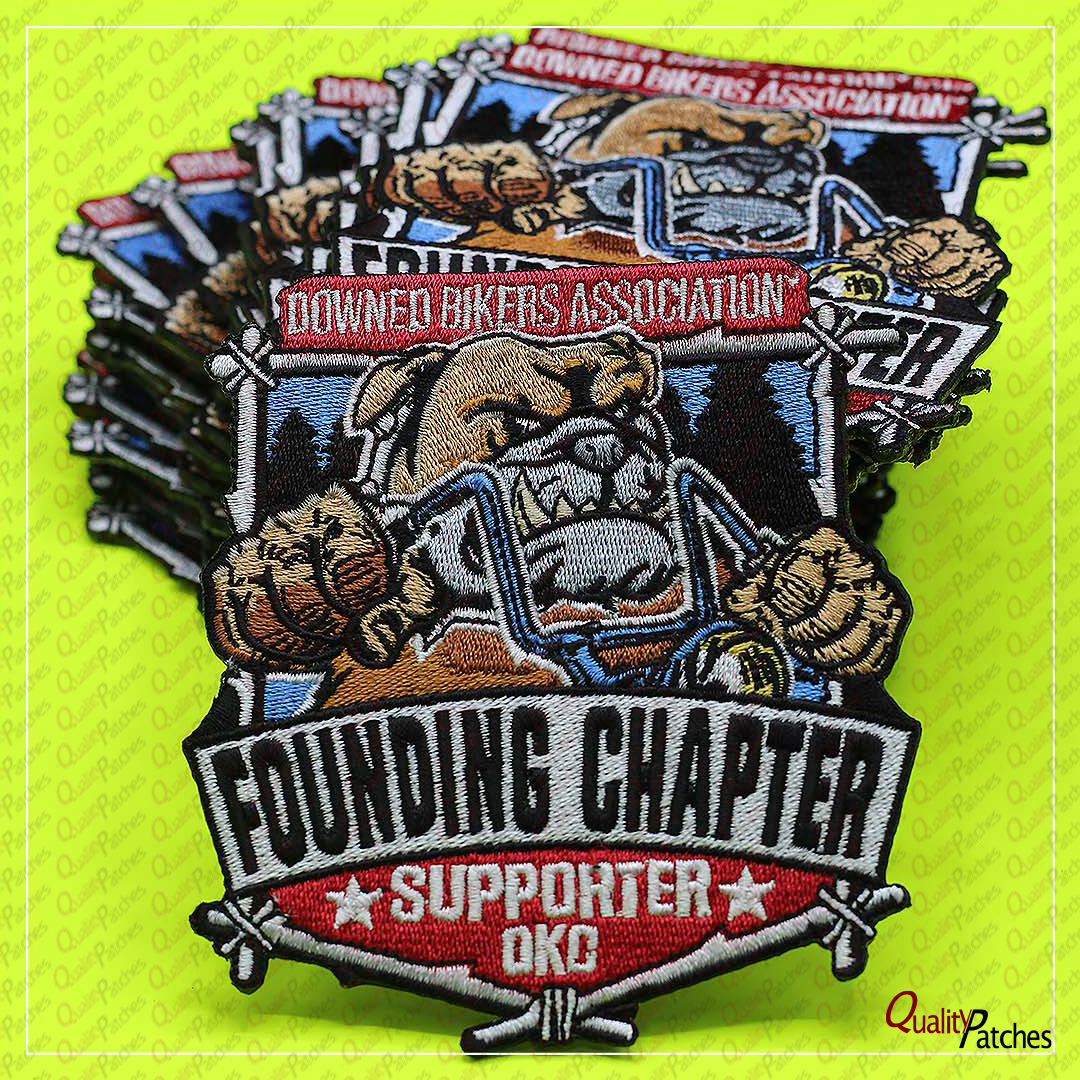 Custom Die Cut Embroidered Patches 65