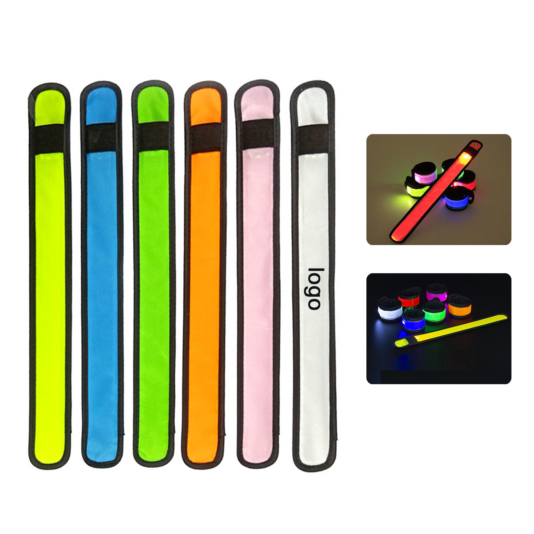Led Light Up Slap Wristband 2
