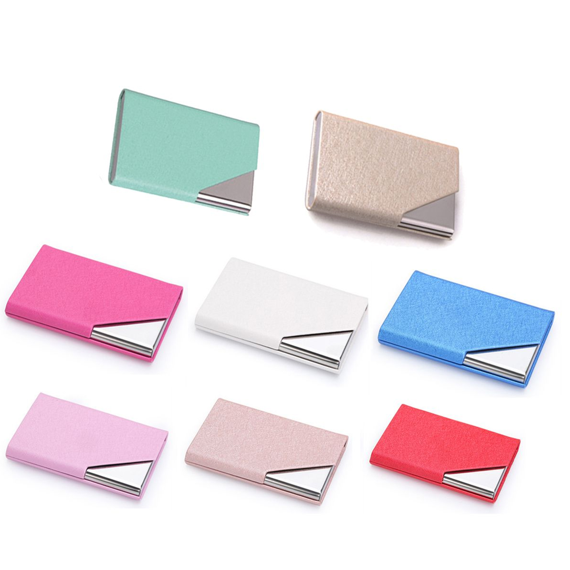 MOQ50 Elegant Aluminum Magnetic Card Wallet 2