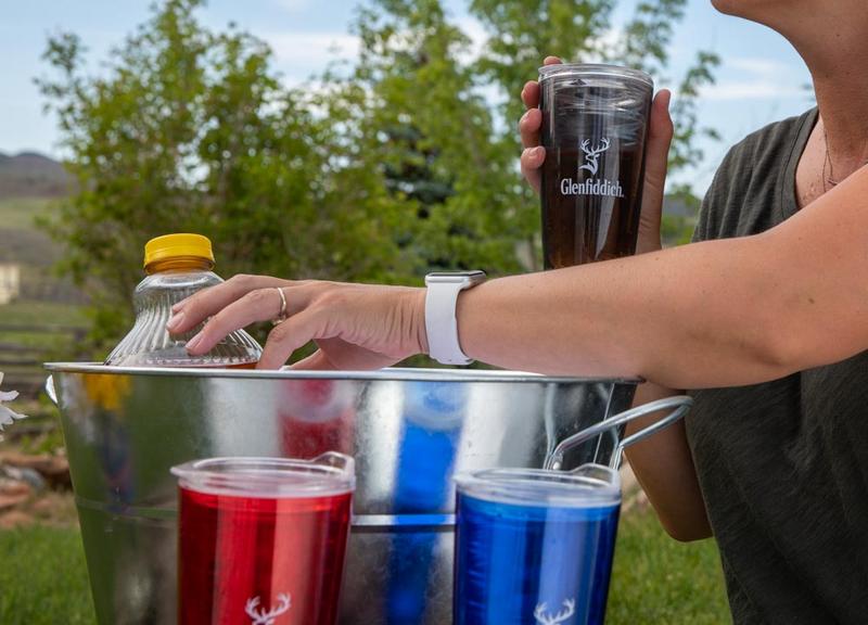 KALAHARI 16 oz. Double Wall Tritan™ Verano Tumbler with Clear Lid 3