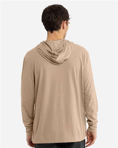 Unisex CVC Hoodie Long Sleeve T-Shirt - 6221 44