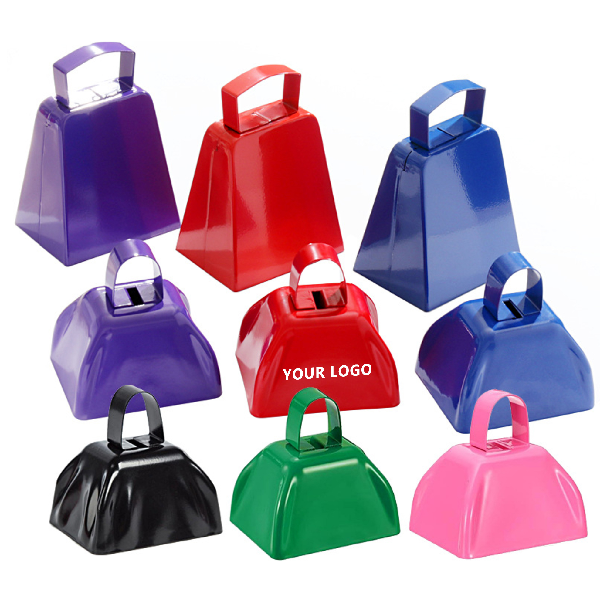 Metal Cowbell with Handle 2